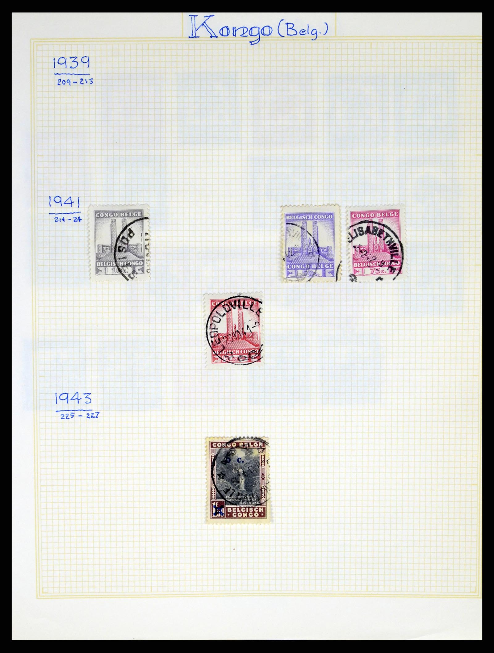 37391 117 - Stamp collection 37391 Belgium and colonies 1849-1958.