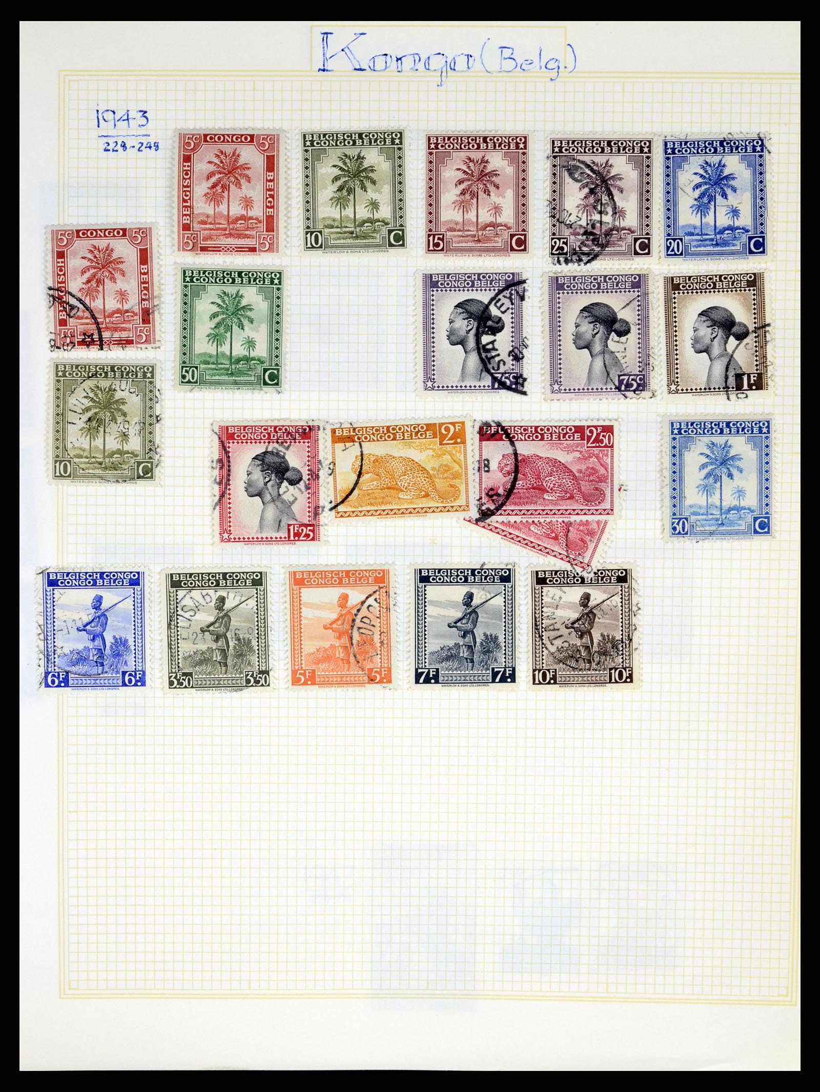 37391 118 - Stamp collection 37391 Belgium and colonies 1849-1958.