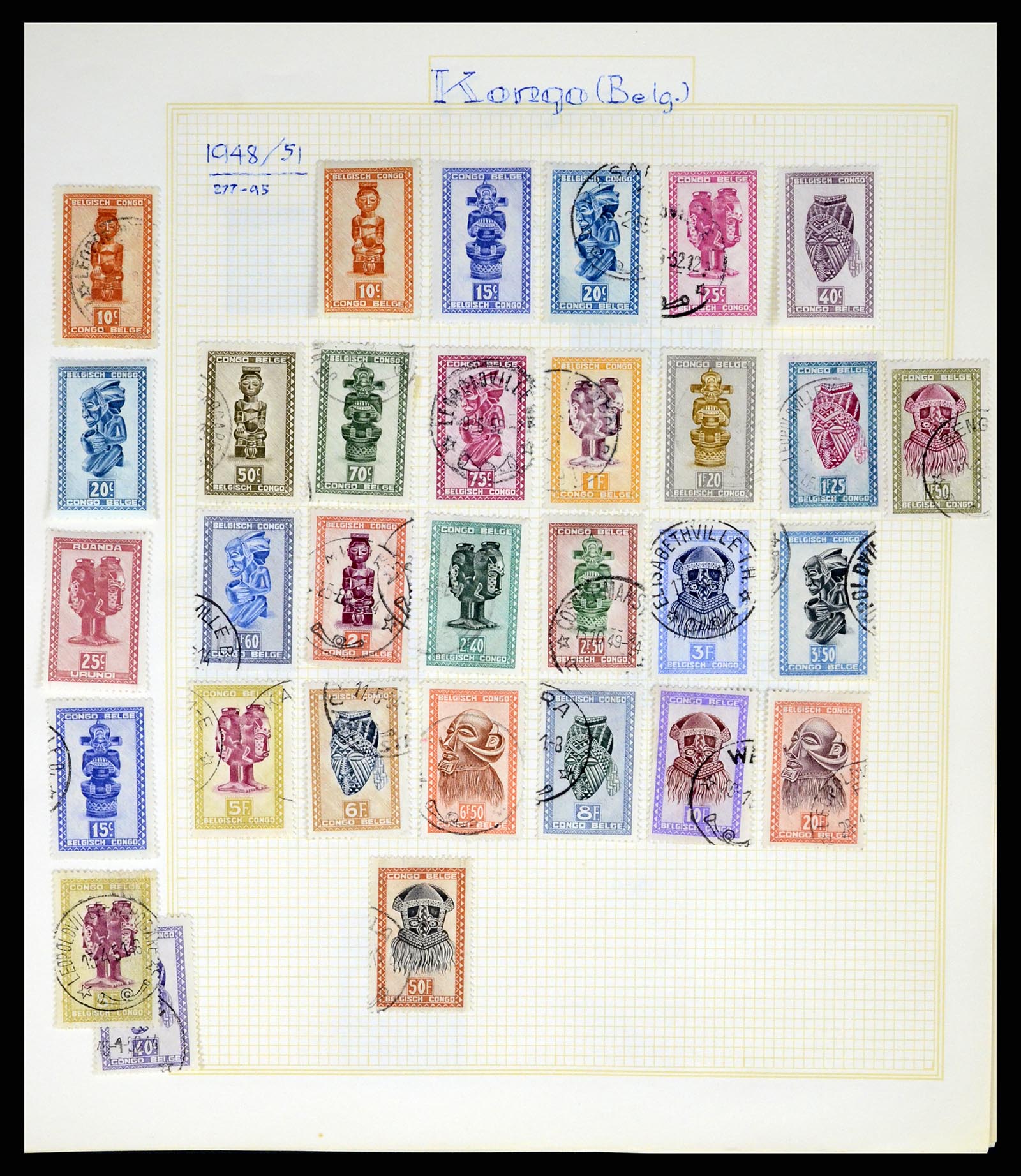 37391 120 - Stamp collection 37391 Belgium and colonies 1849-1958.