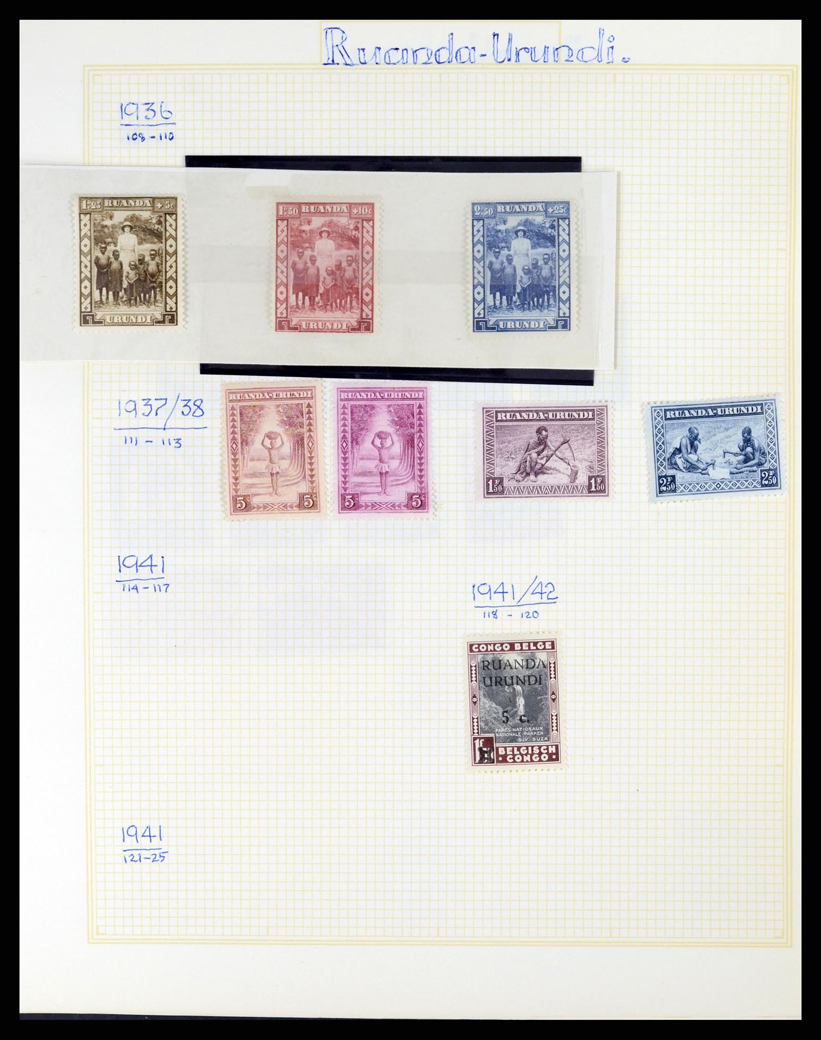 37391 131 - Postzegelverzameling 37391 België en koloniën 1849-1958.