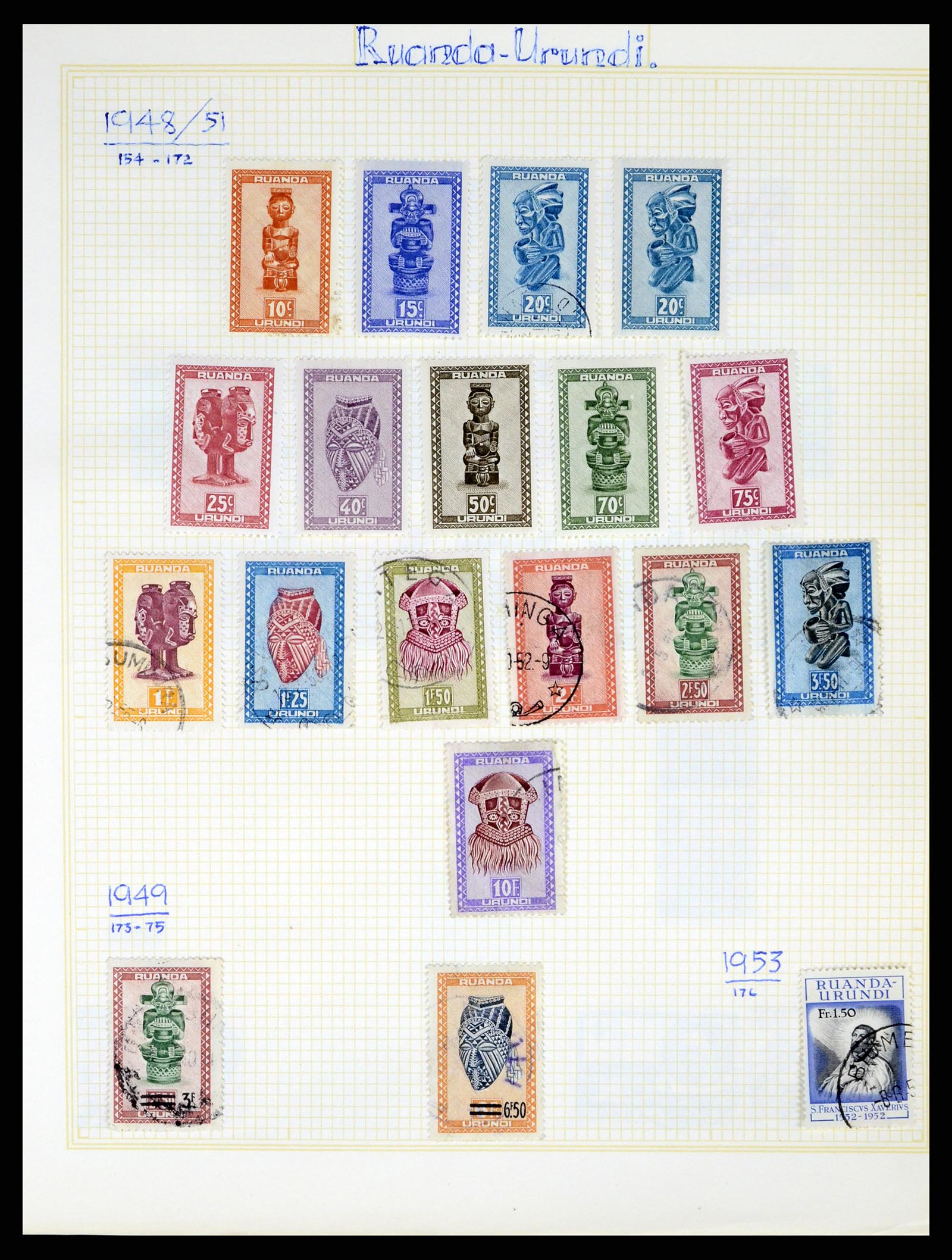 37391 133 - Postzegelverzameling 37391 België en koloniën 1849-1958.