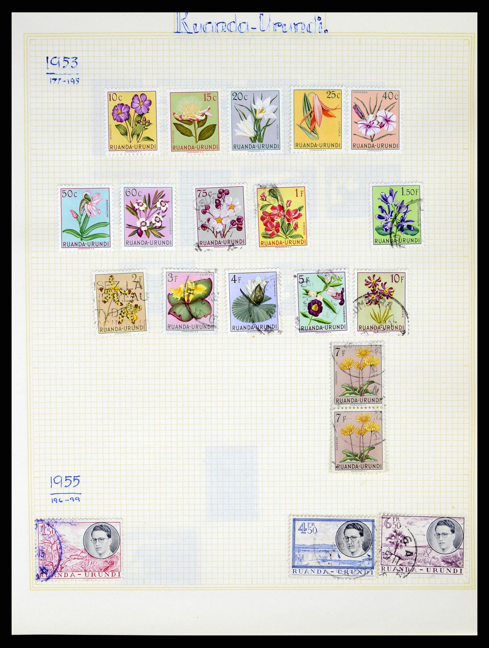 37391 134 - Postzegelverzameling 37391 België en koloniën 1849-1958.