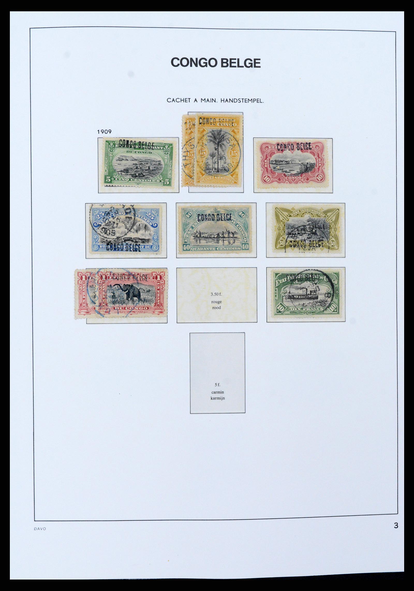 37395 004 - Stamp collection 37395 Belgian Congo 1886-1960.