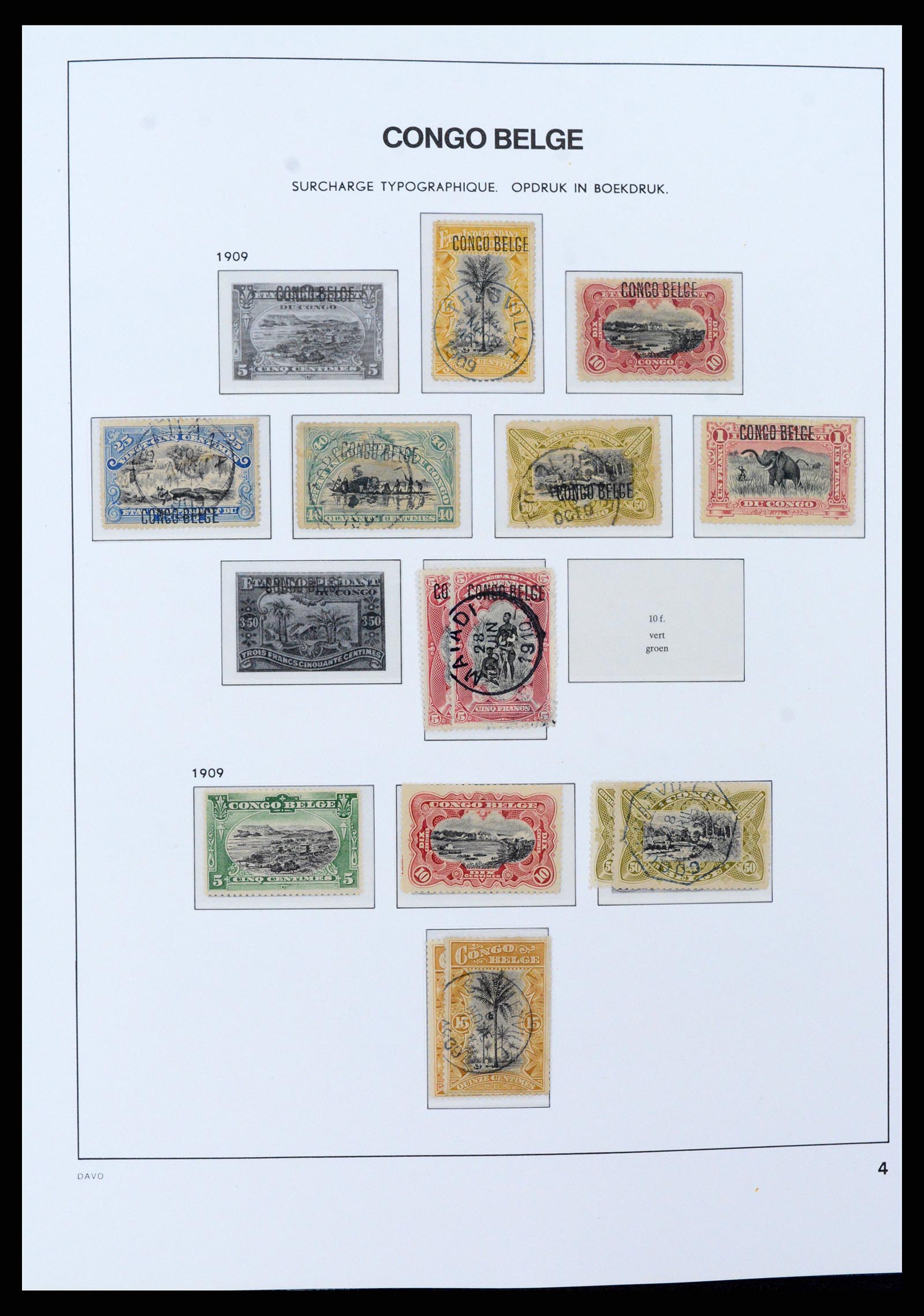 37395 005 - Postzegelverzameling 37395 Belgisch Congo 1886-1960.