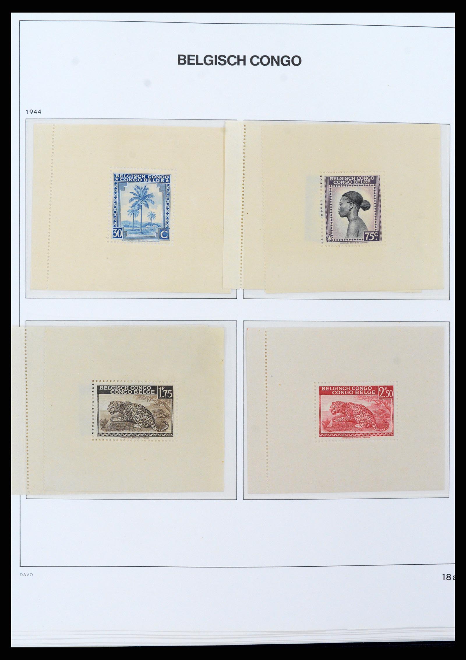 37395 021 - Postzegelverzameling 37395 Belgisch Congo 1886-1960.
