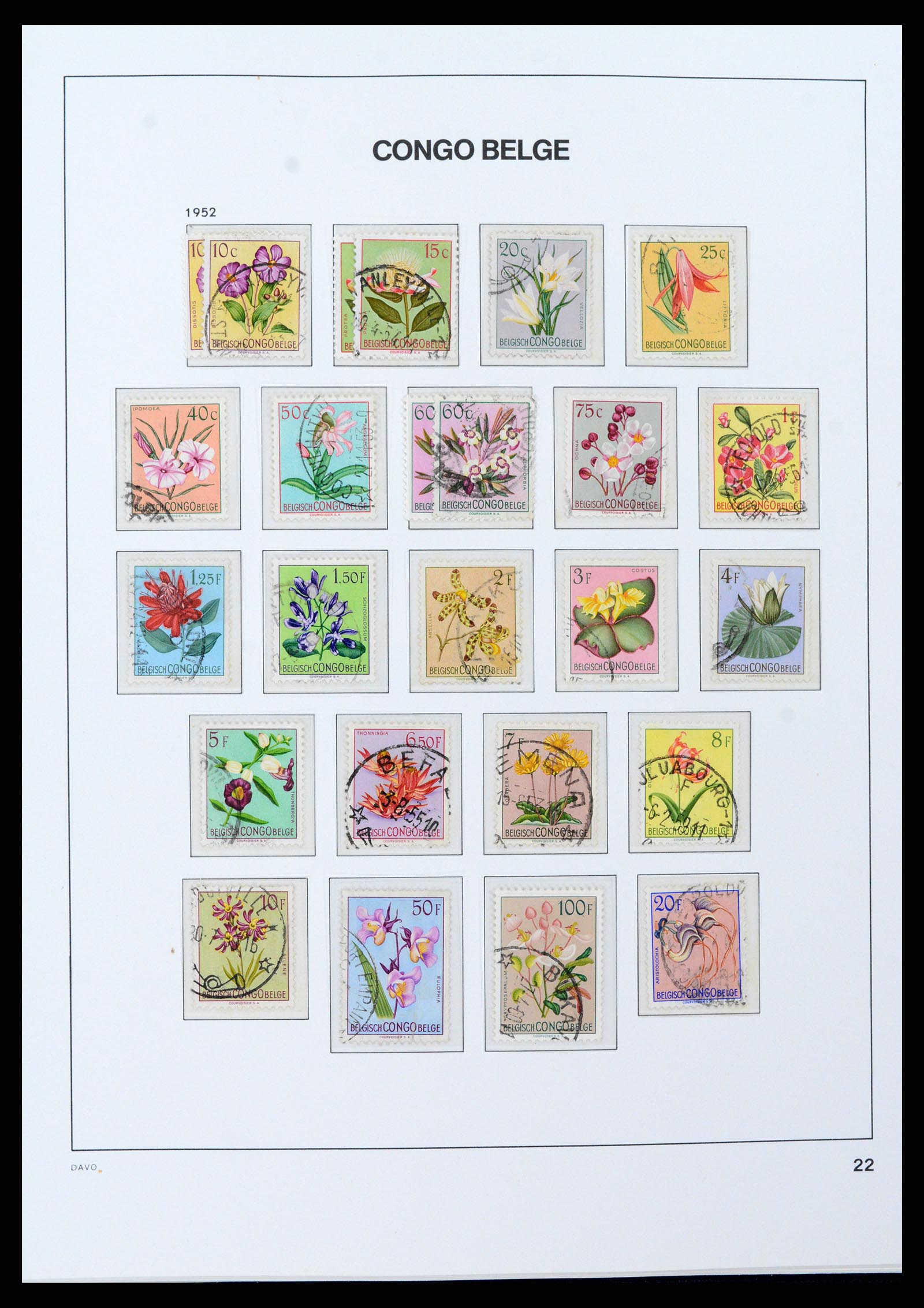 37395 026 - Postzegelverzameling 37395 Belgisch Congo 1886-1960.