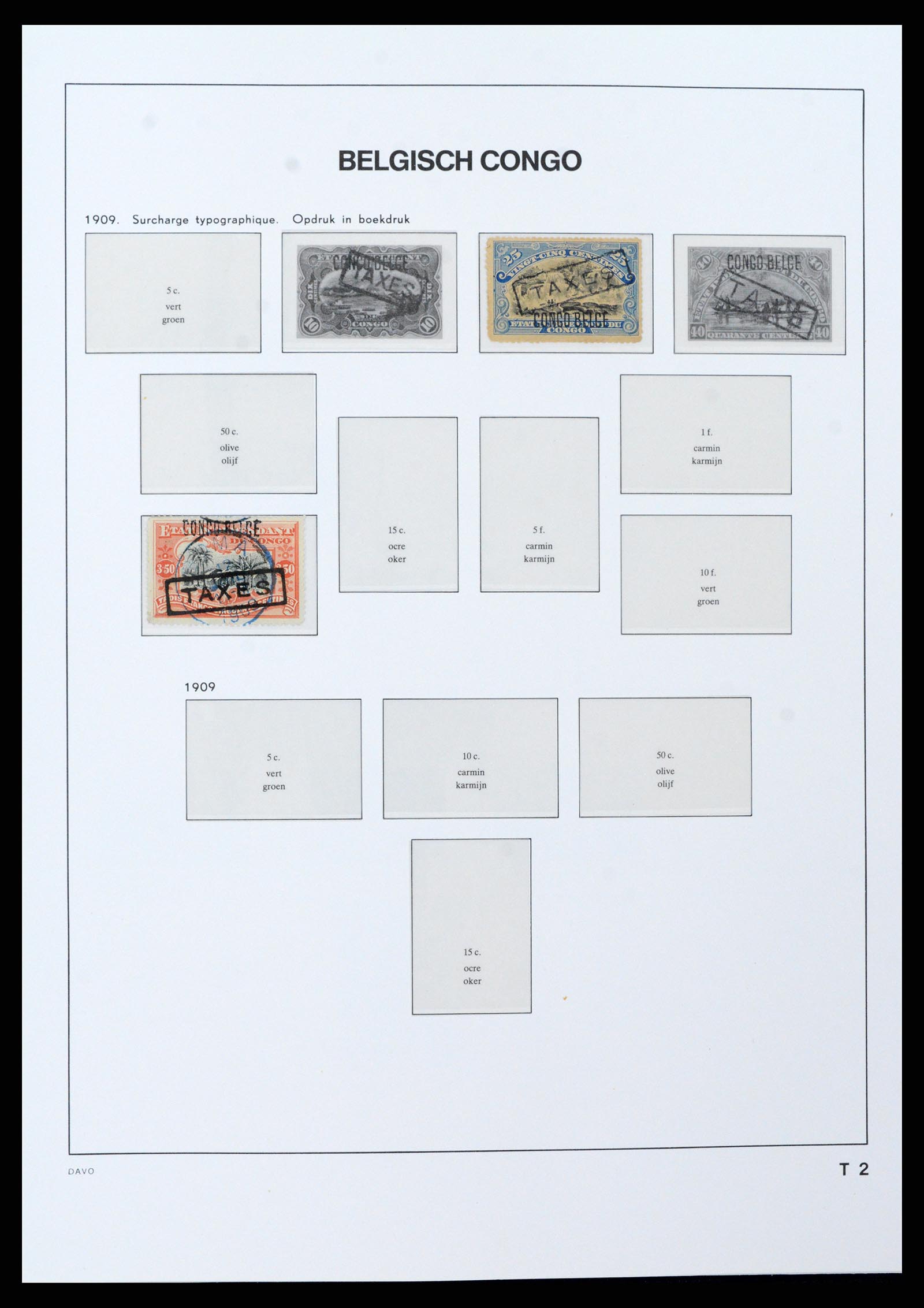 37395 033 - Postzegelverzameling 37395 Belgisch Congo 1886-1960.