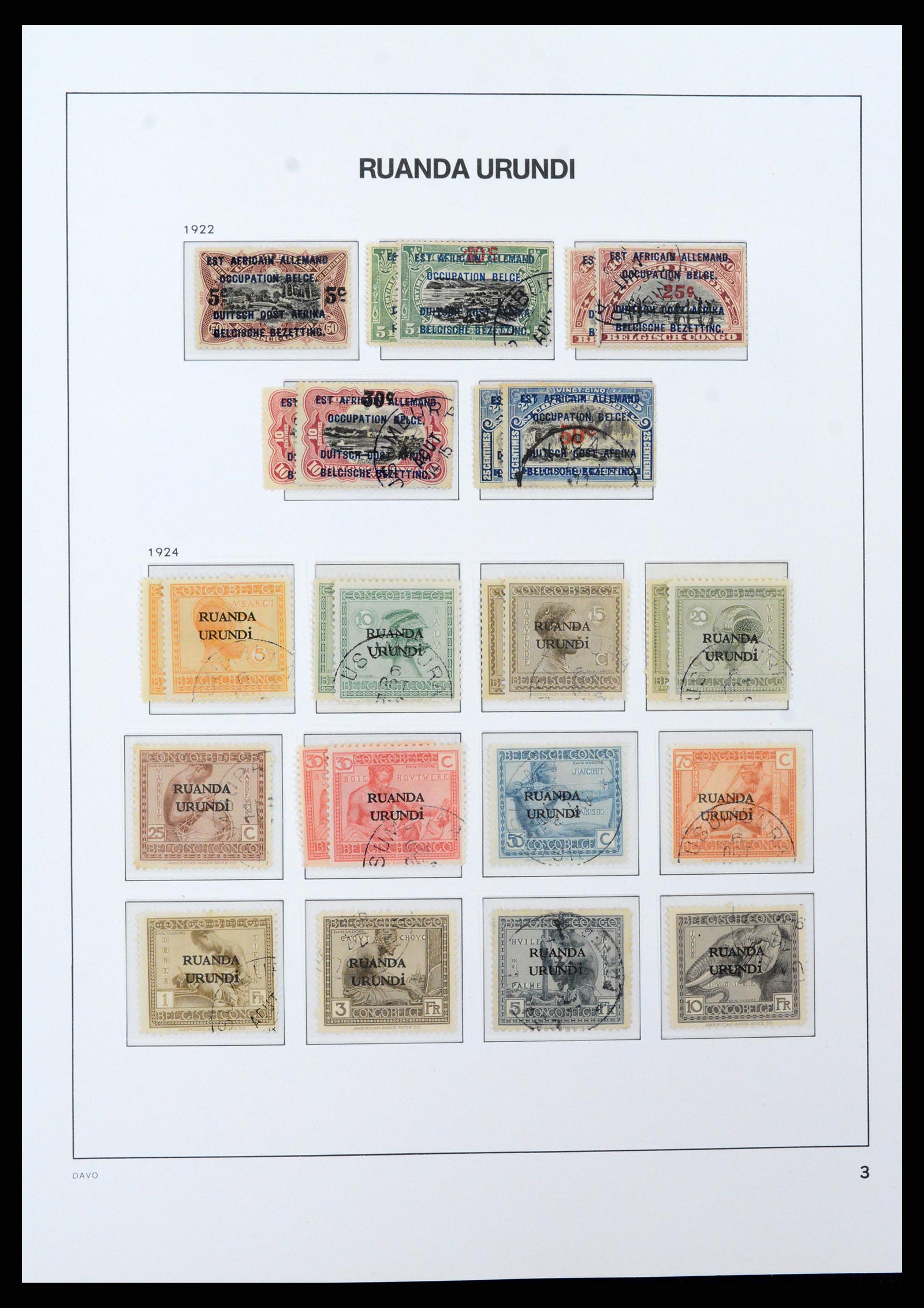 37395 038 - Postzegelverzameling 37395 Belgisch Congo 1886-1960.