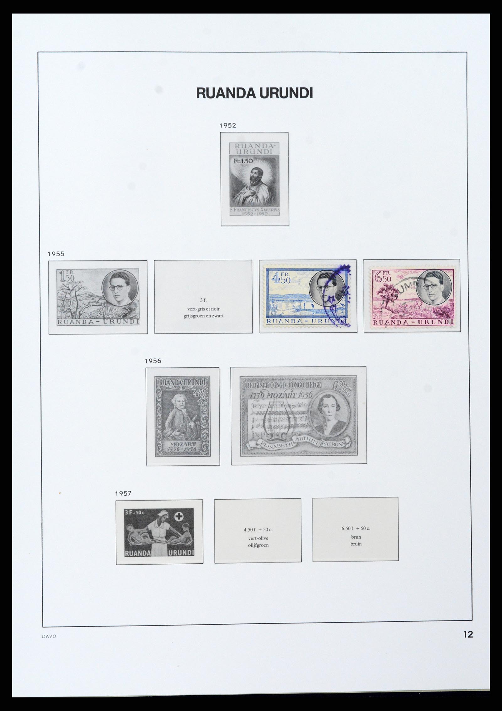 37395 046 - Postzegelverzameling 37395 Belgisch Congo 1886-1960.