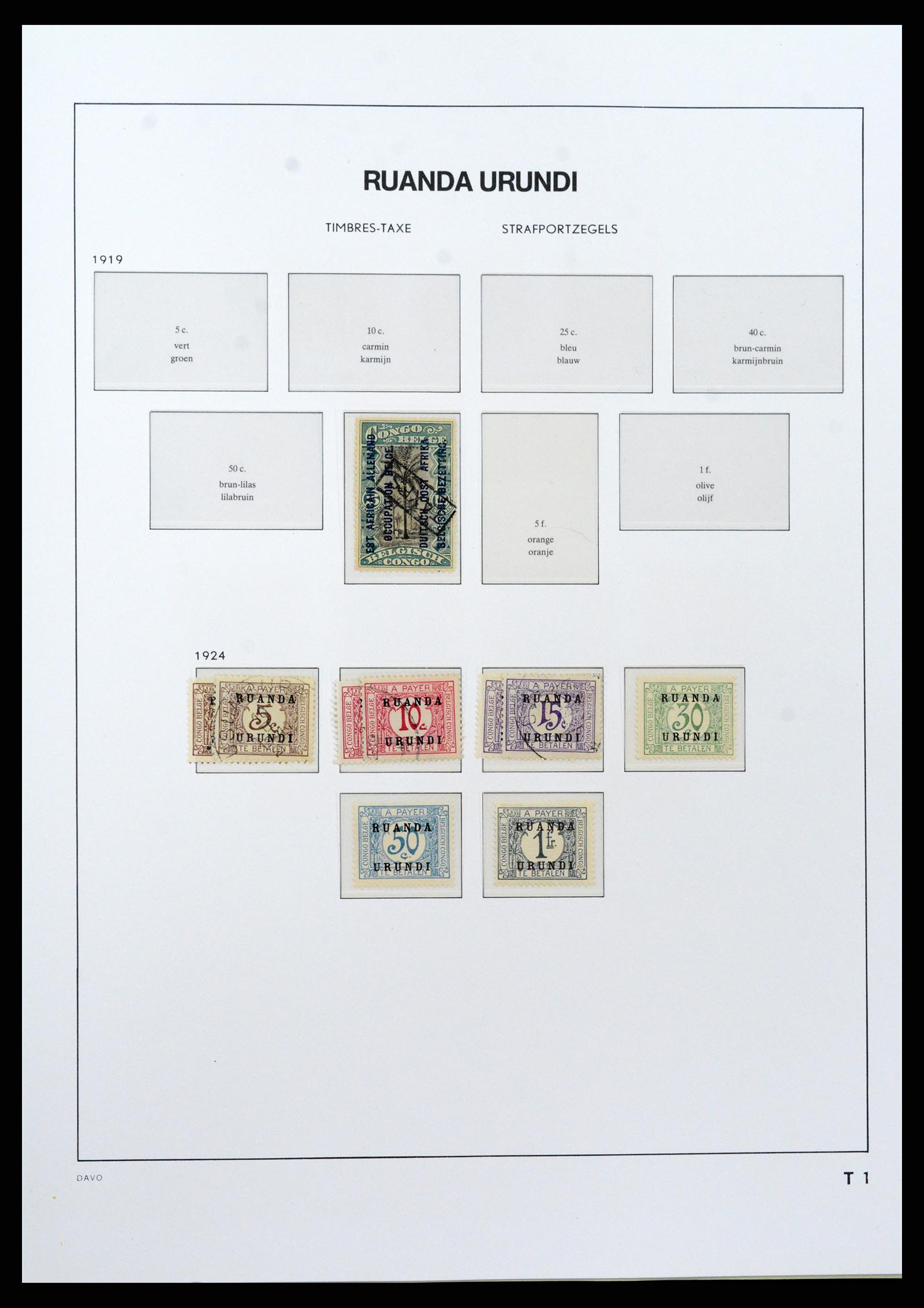 37395 049 - Postzegelverzameling 37395 Belgisch Congo 1886-1960.