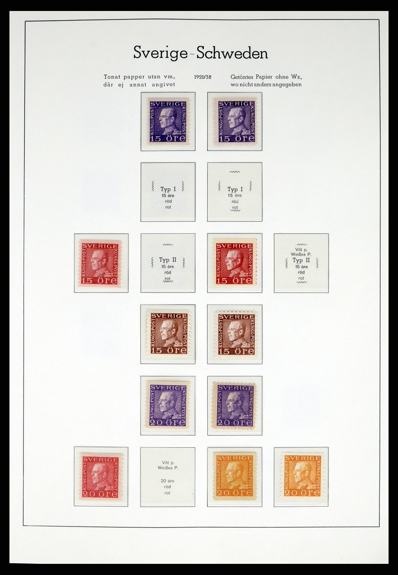 37397 016 - Postzegelverzameling 37397 Zweden 1886-1990.
