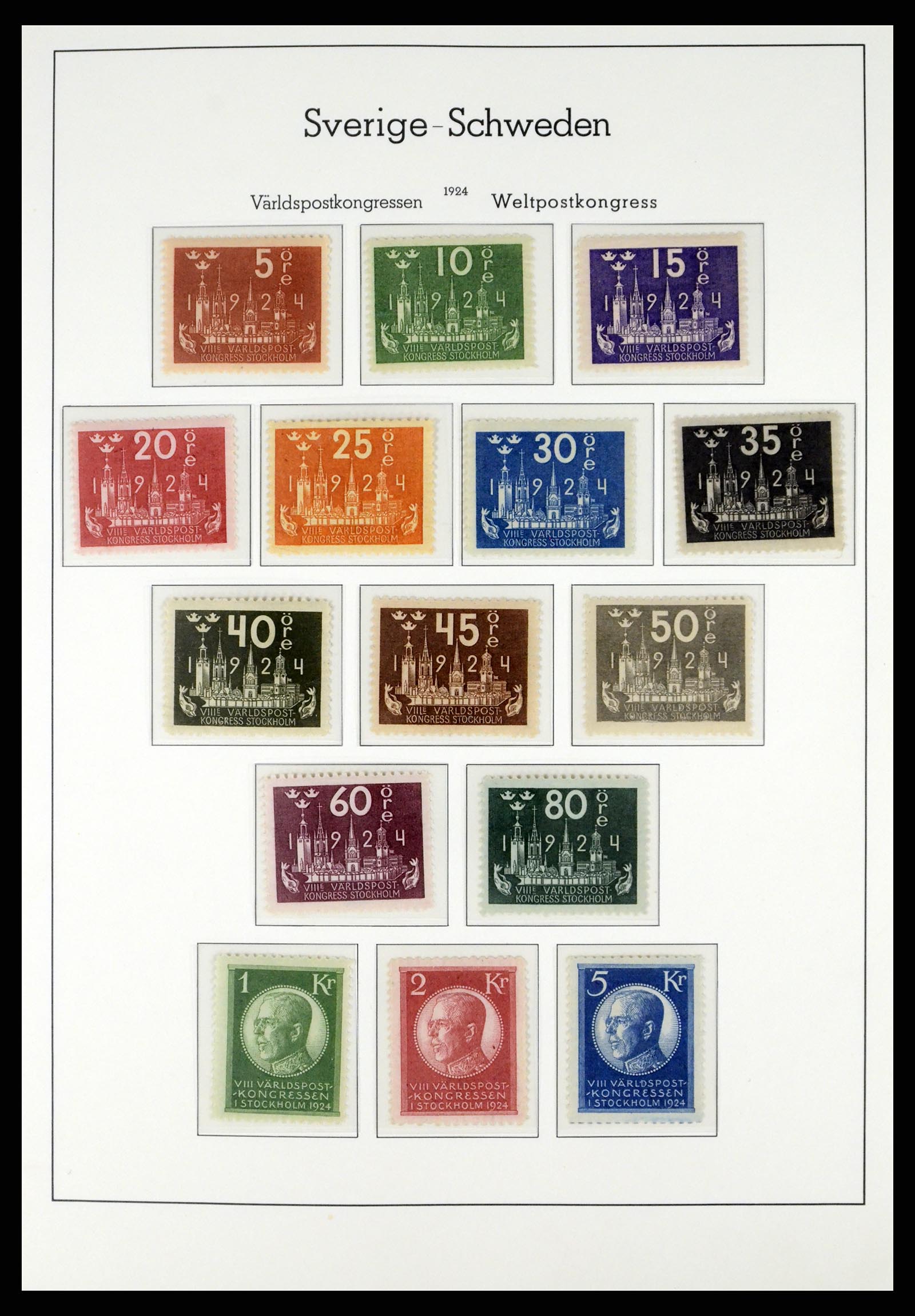 37397 018 - Postzegelverzameling 37397 Zweden 1886-1990.