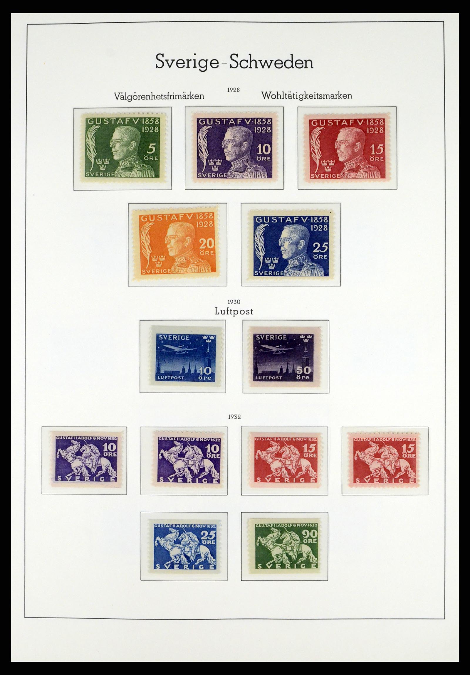 37397 021 - Postzegelverzameling 37397 Zweden 1886-1990.