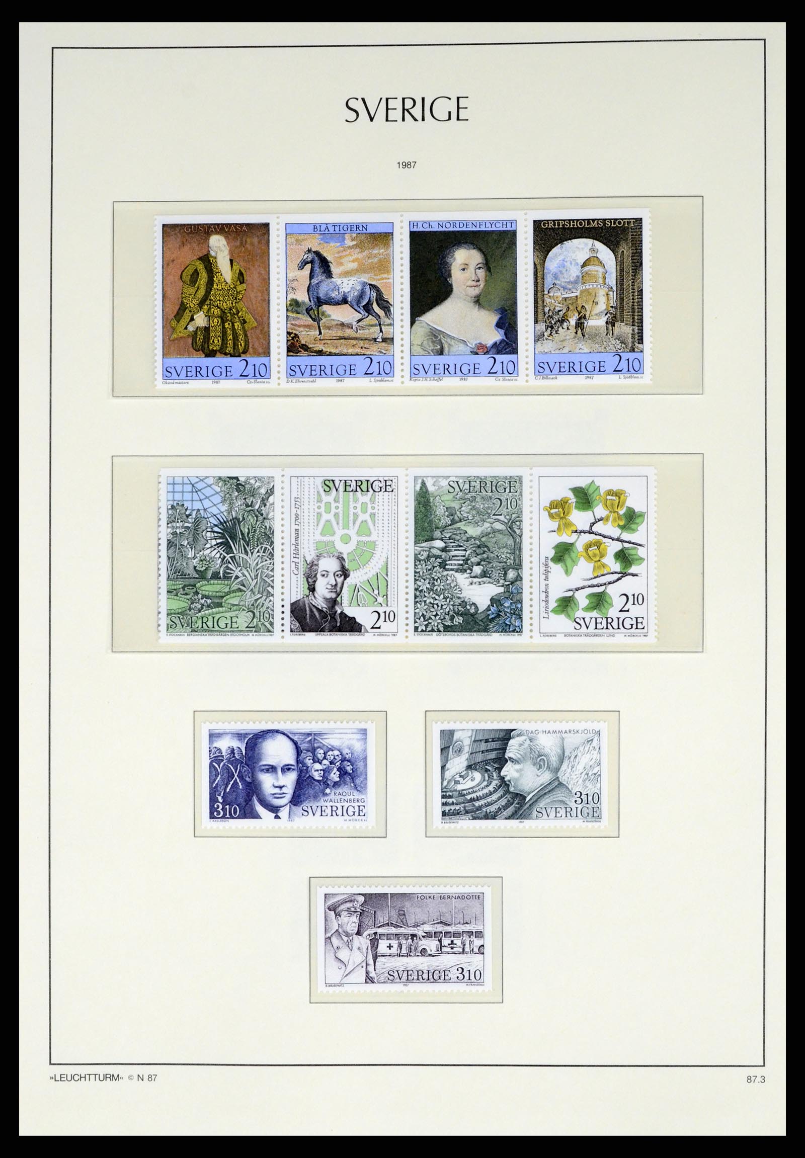 37397 164 - Postzegelverzameling 37397 Zweden 1886-1990.