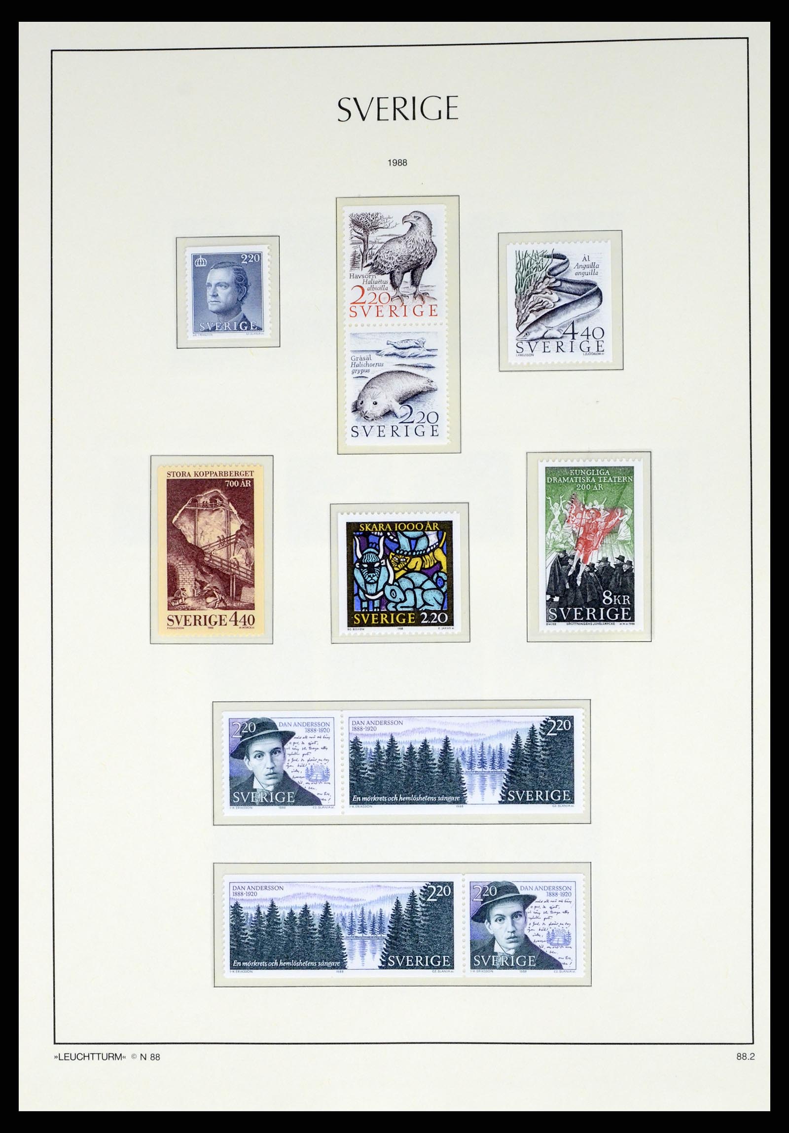 37397 167 - Postzegelverzameling 37397 Zweden 1886-1990.
