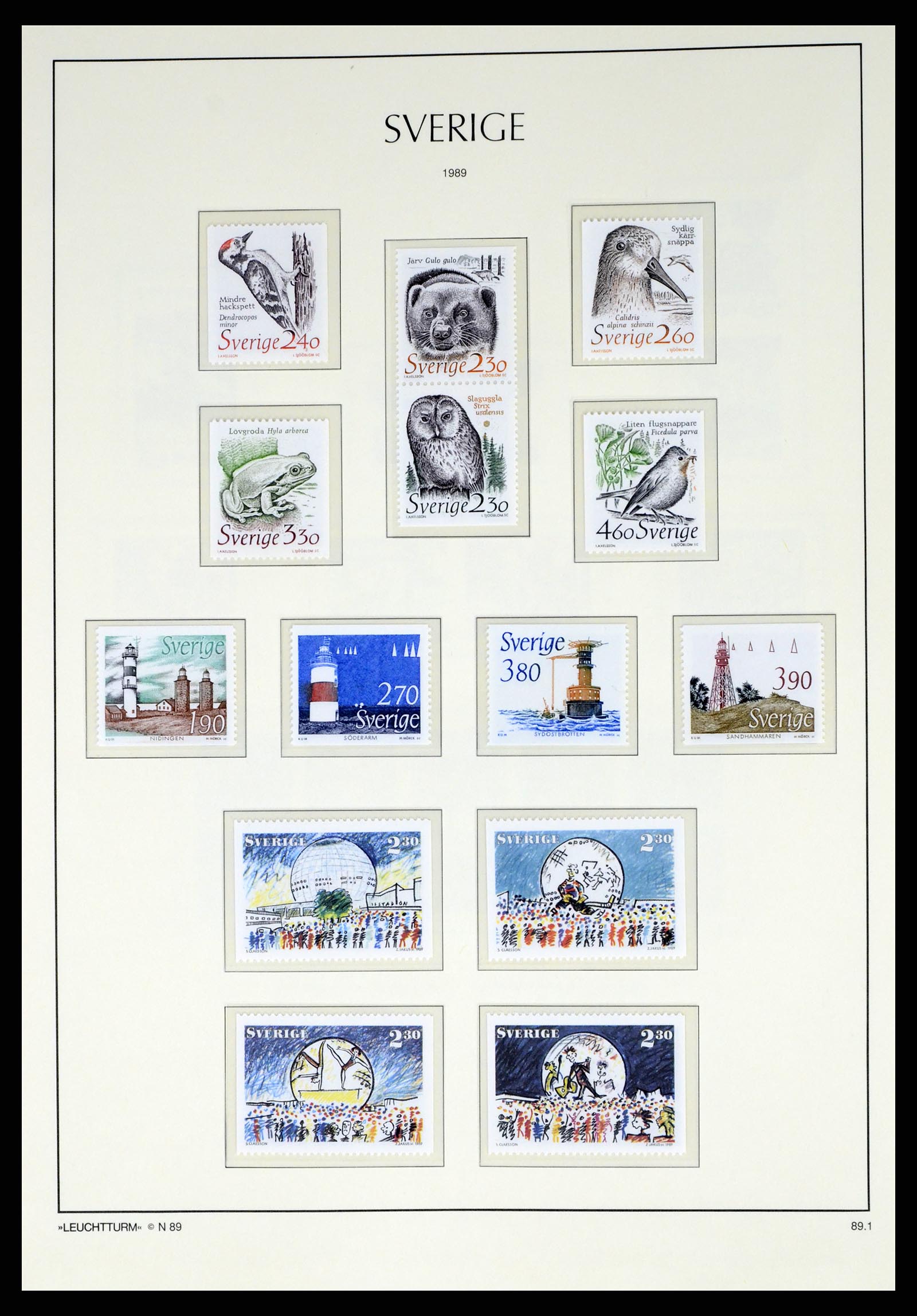 37397 170 - Postzegelverzameling 37397 Zweden 1886-1990.