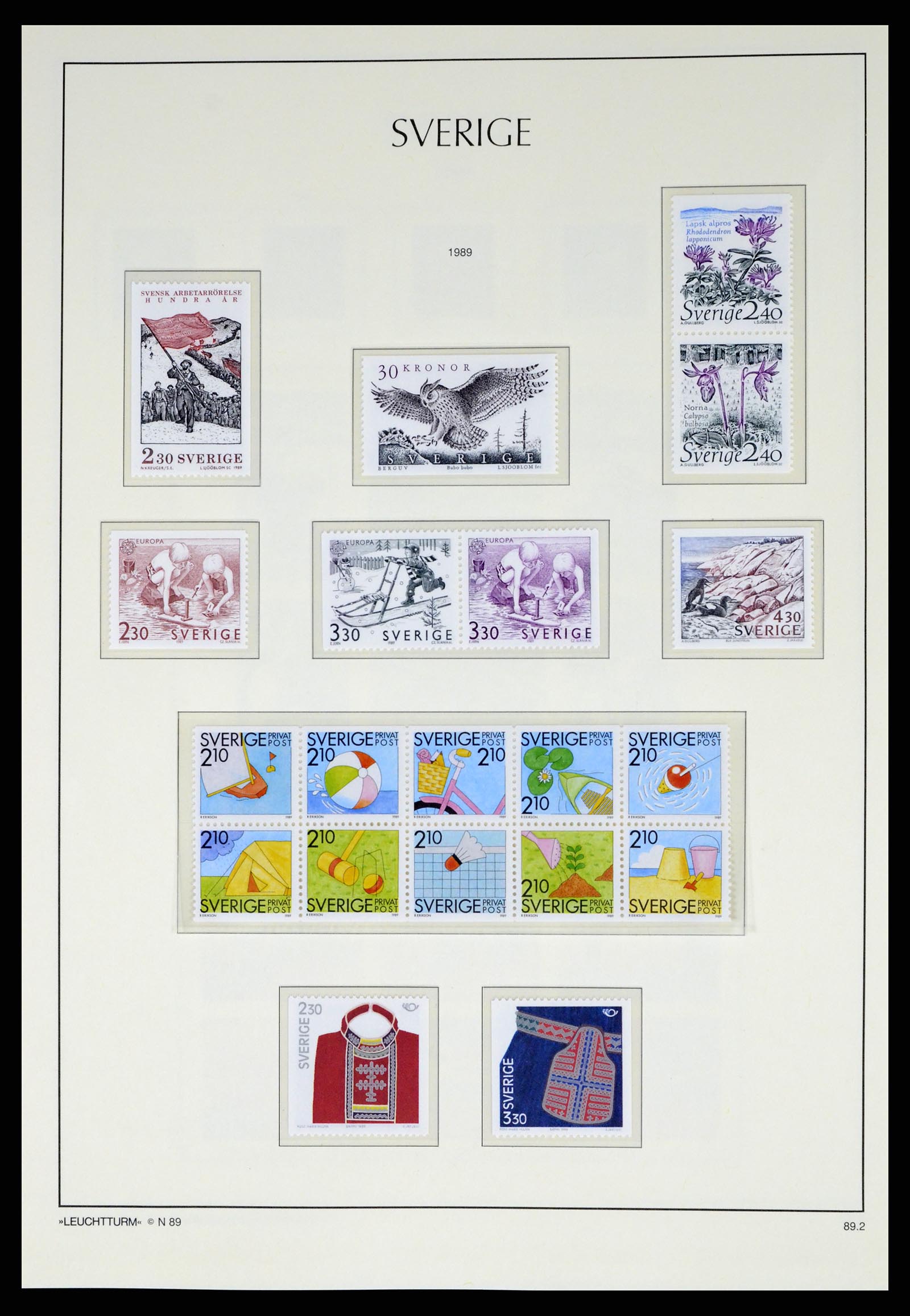 37397 171 - Postzegelverzameling 37397 Zweden 1886-1990.