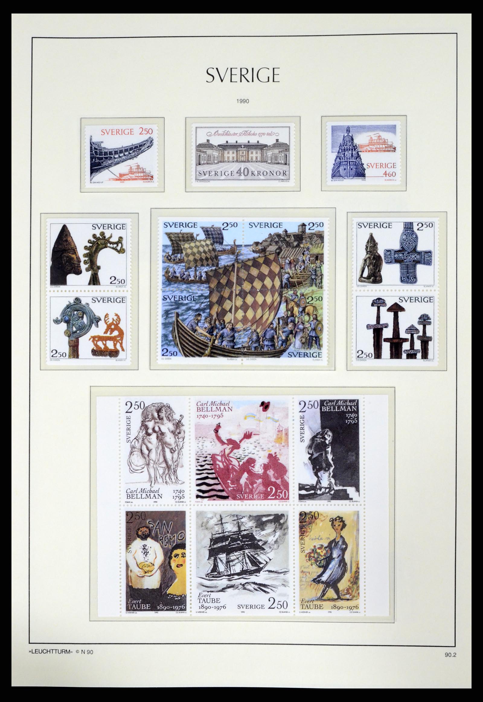 37397 175 - Postzegelverzameling 37397 Zweden 1886-1990.