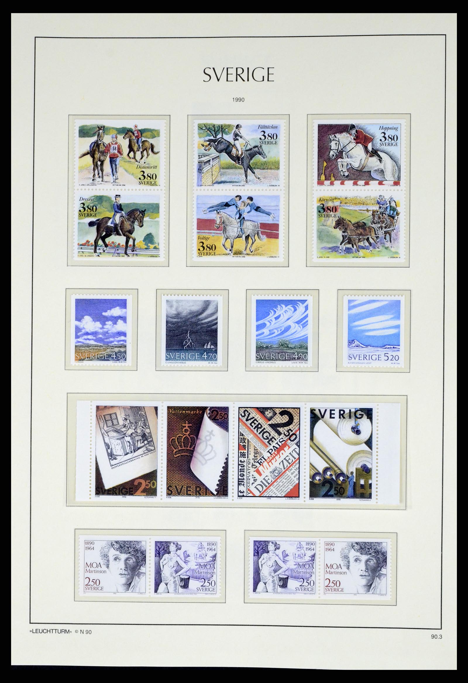 37397 176 - Postzegelverzameling 37397 Zweden 1886-1990.