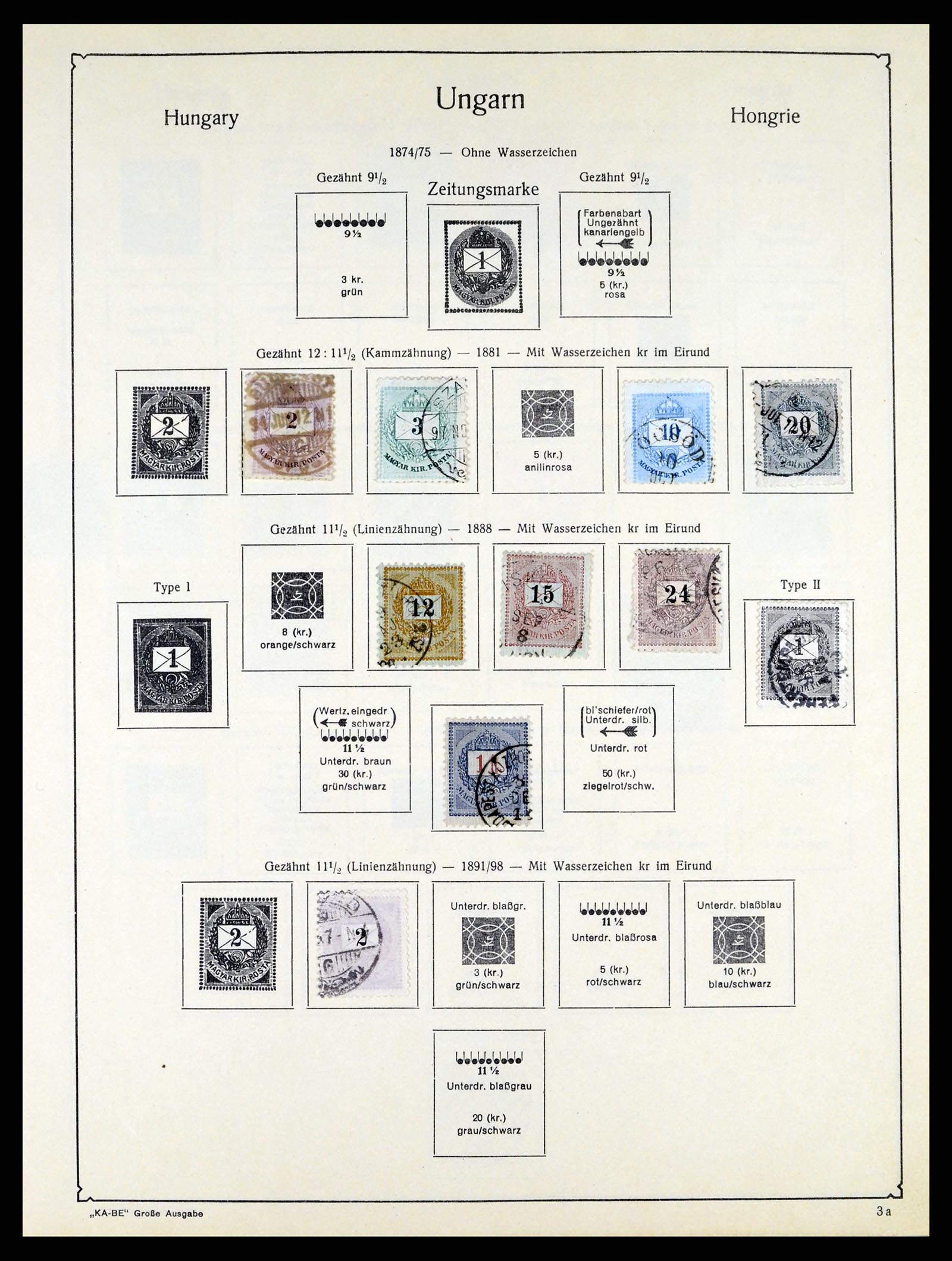 37398 004 - Postzegelverzameling 37398 Hongarije 1871-1960.