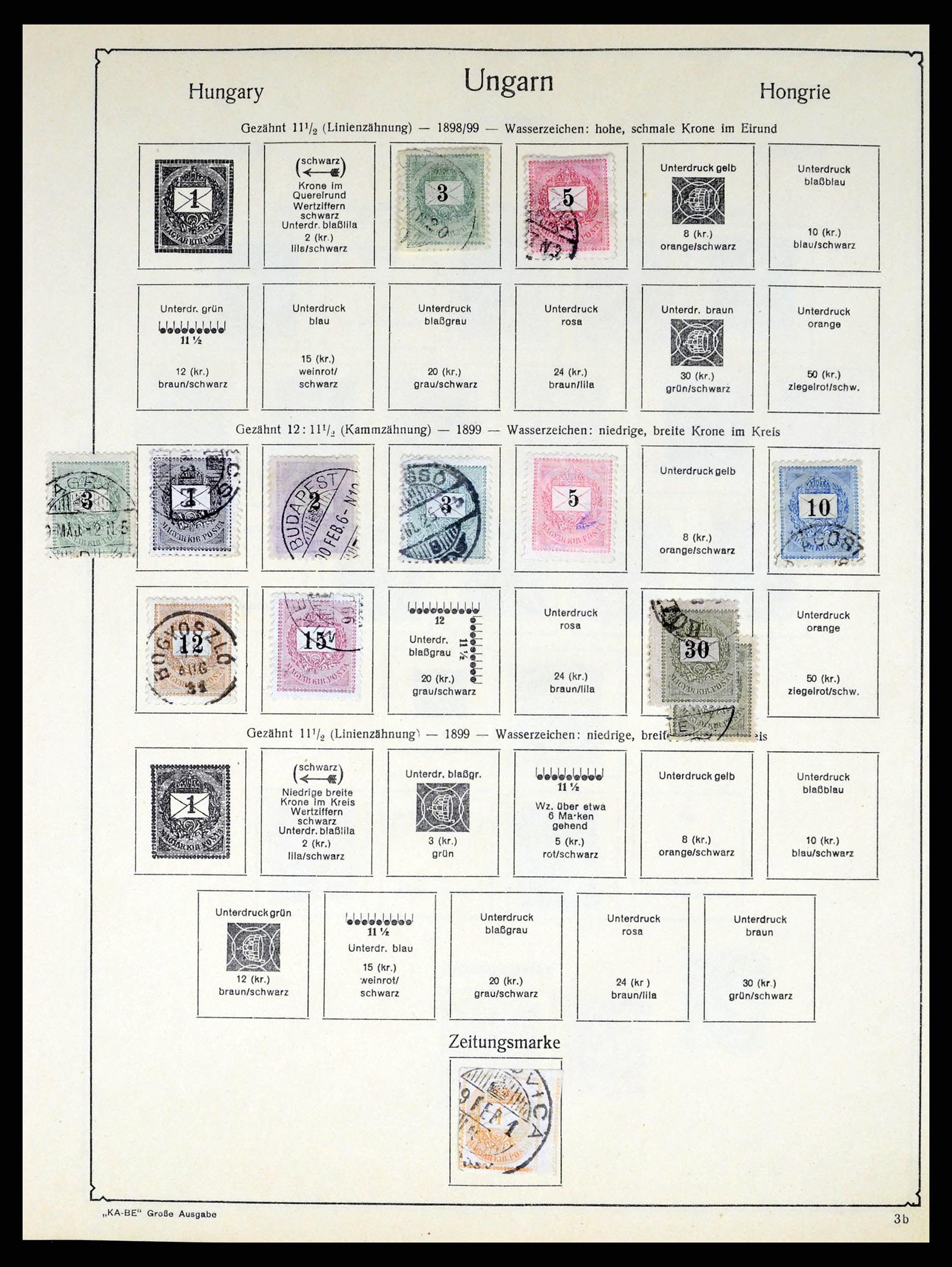 37398 005 - Postzegelverzameling 37398 Hongarije 1871-1960.