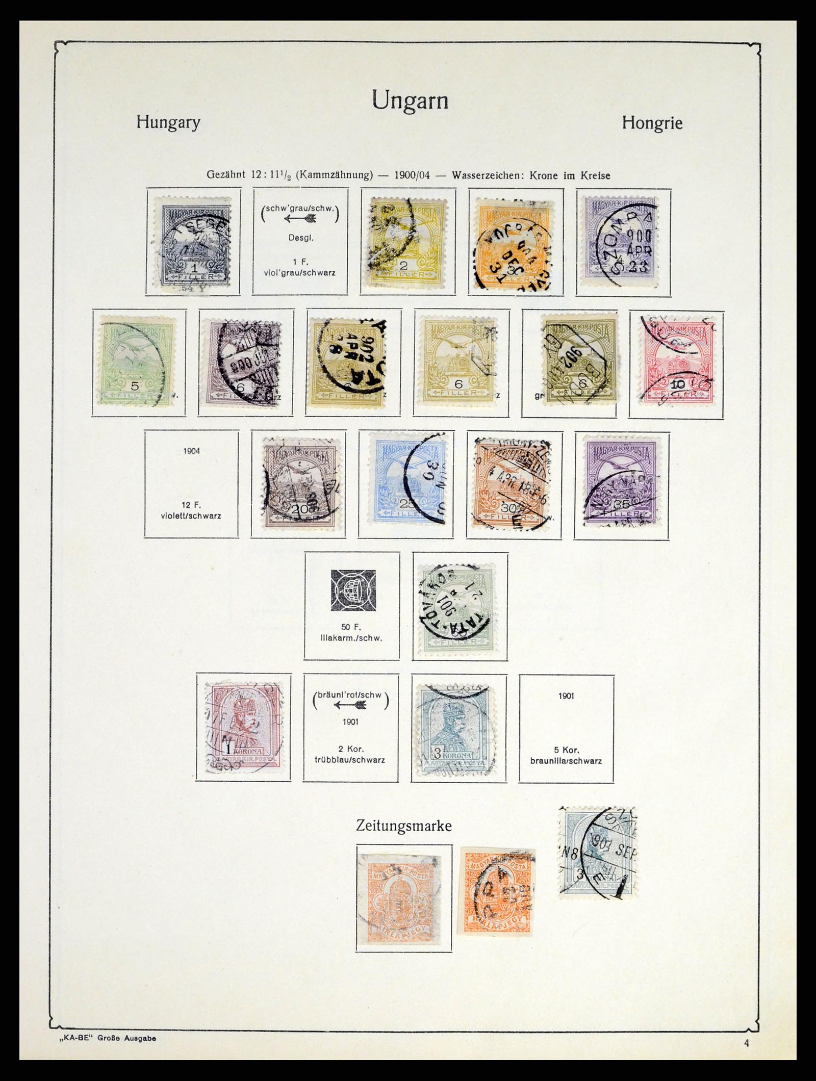 37398 006 - Postzegelverzameling 37398 Hongarije 1871-1960.