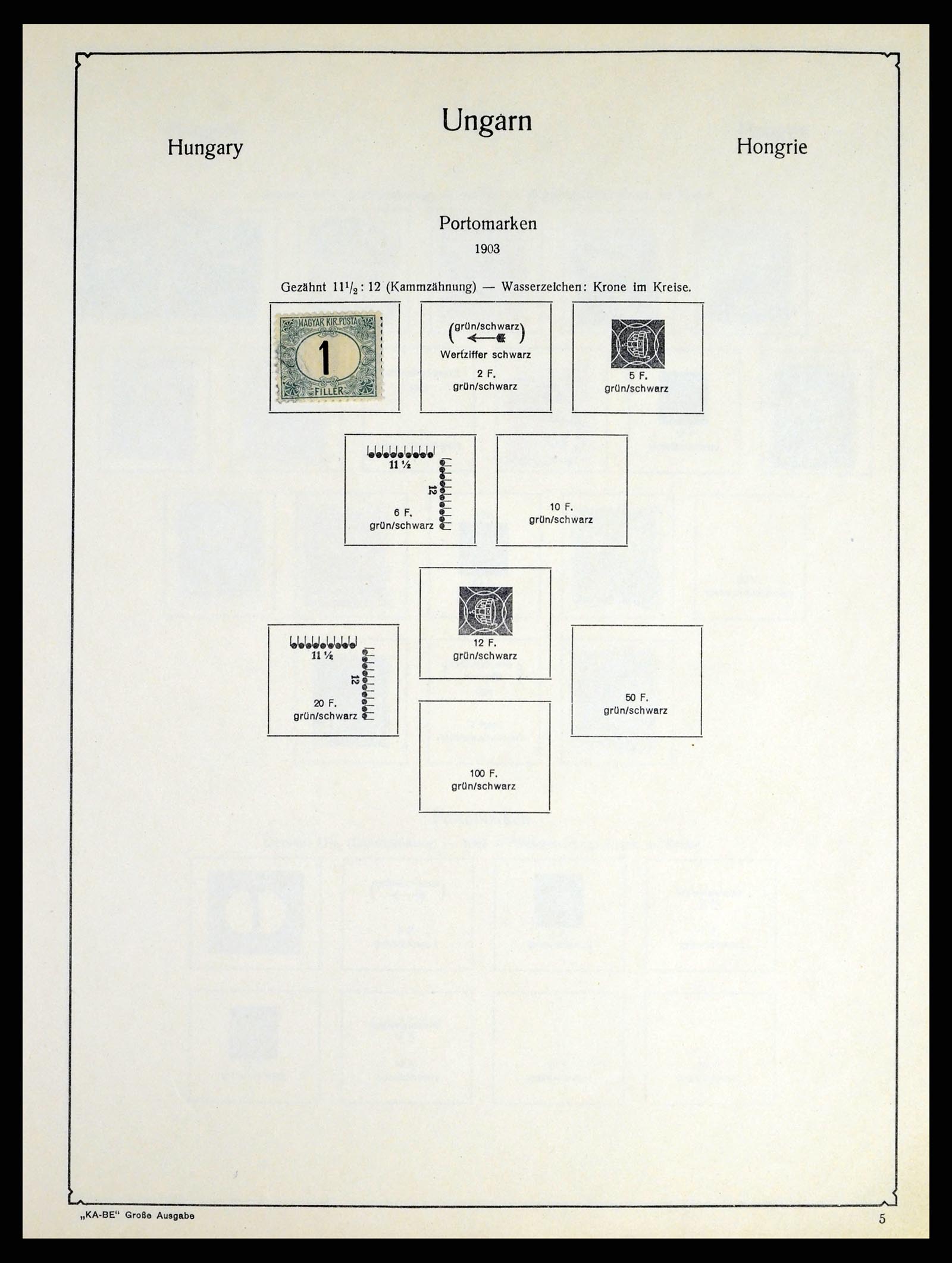 37398 007 - Postzegelverzameling 37398 Hongarije 1871-1960.