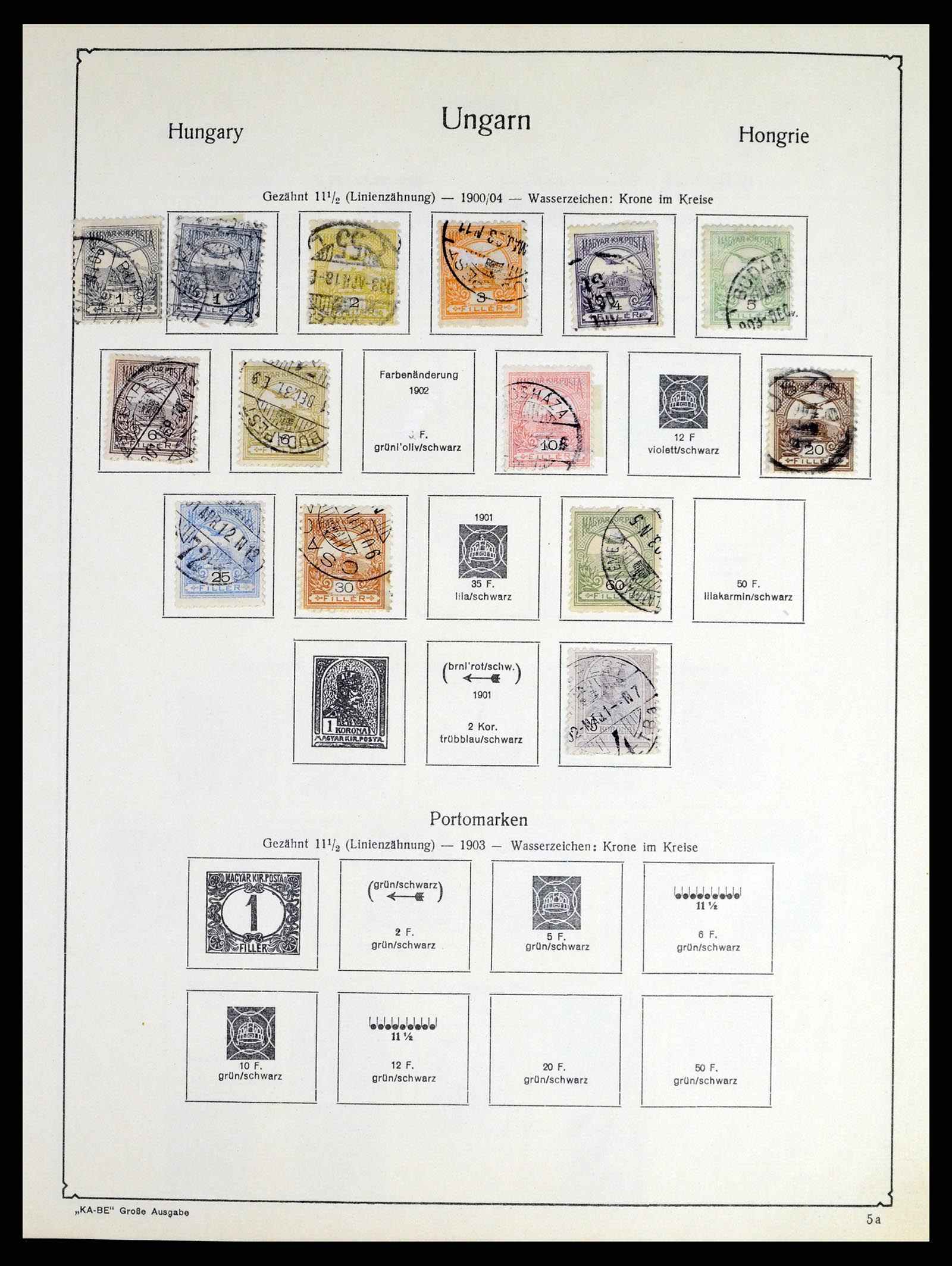 37398 008 - Postzegelverzameling 37398 Hongarije 1871-1960.