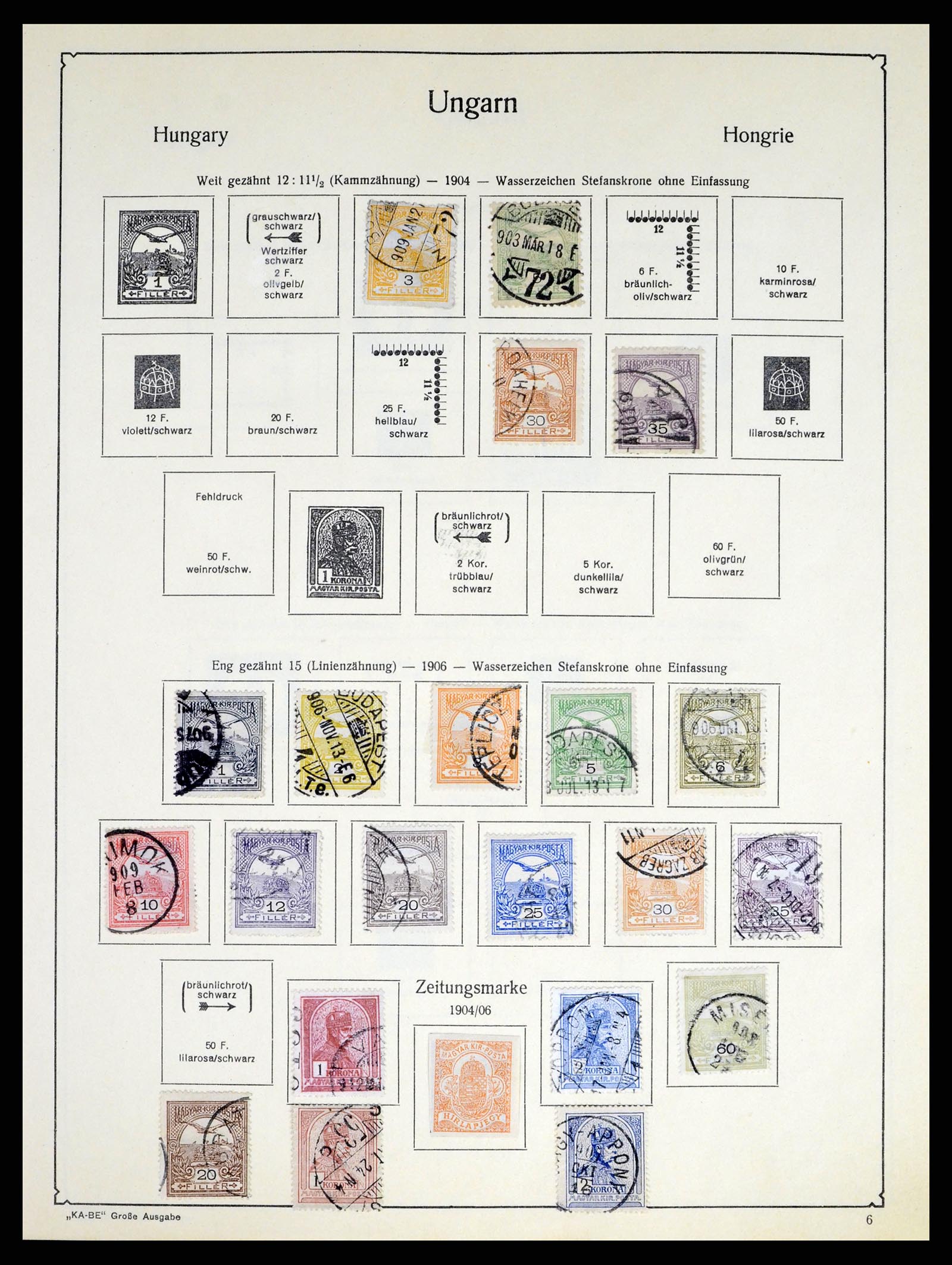 37398 009 - Stamp collection 37398 Hungary 1871-1960.