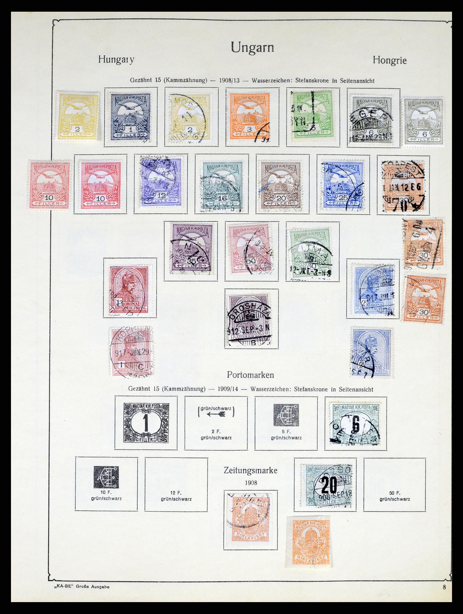 37398 011 - Postzegelverzameling 37398 Hongarije 1871-1960.