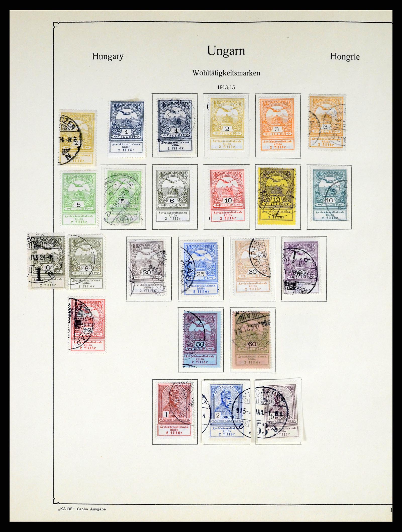 37398 015 - Postzegelverzameling 37398 Hongarije 1871-1960.
