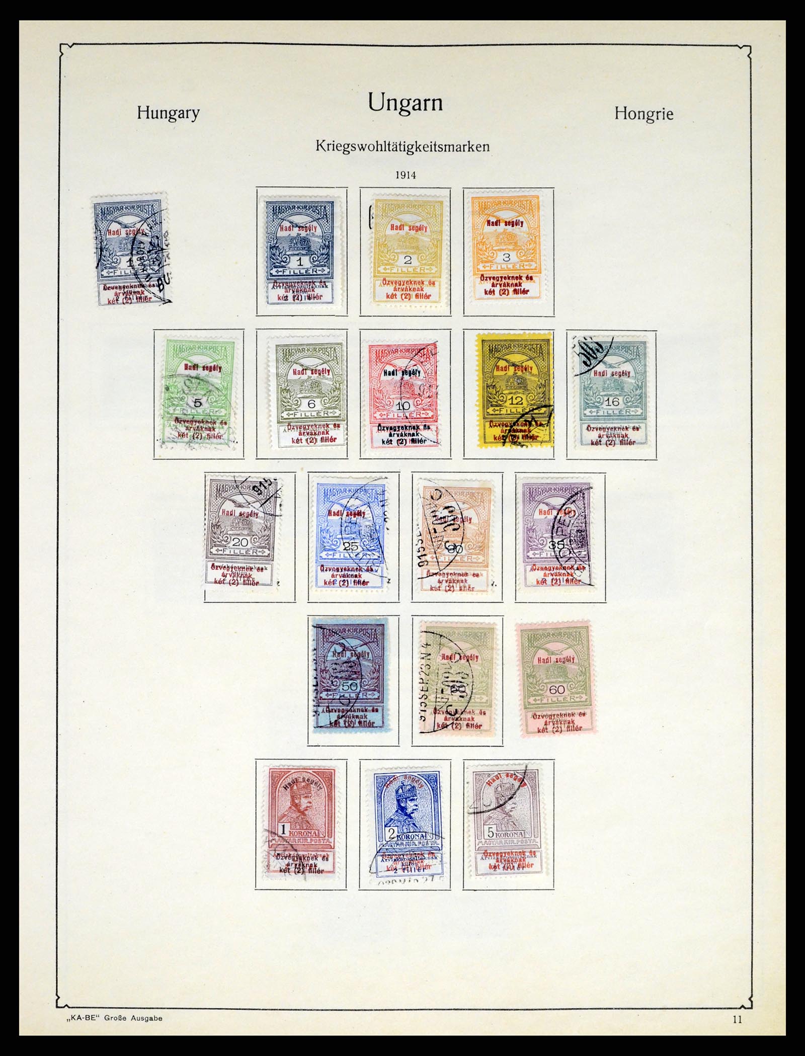 37398 016 - Postzegelverzameling 37398 Hongarije 1871-1960.