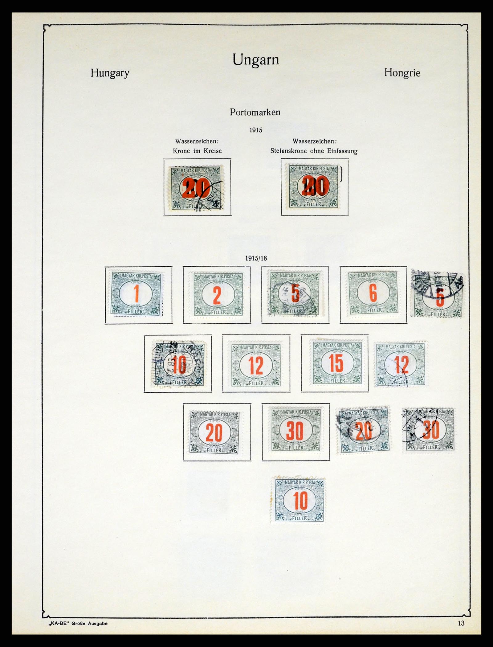 37398 019 - Postzegelverzameling 37398 Hongarije 1871-1960.