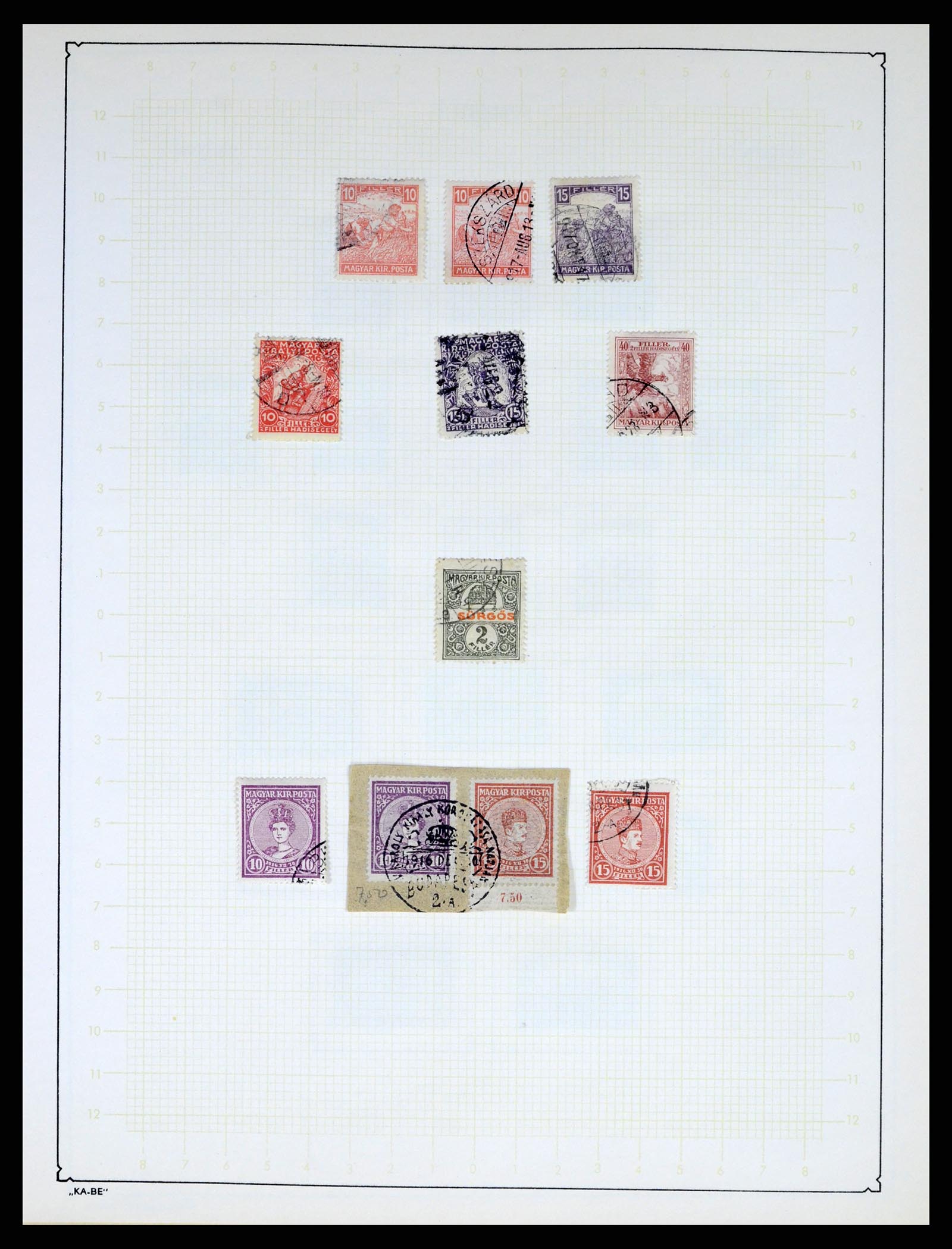 37398 021 - Stamp collection 37398 Hungary 1871-1960.