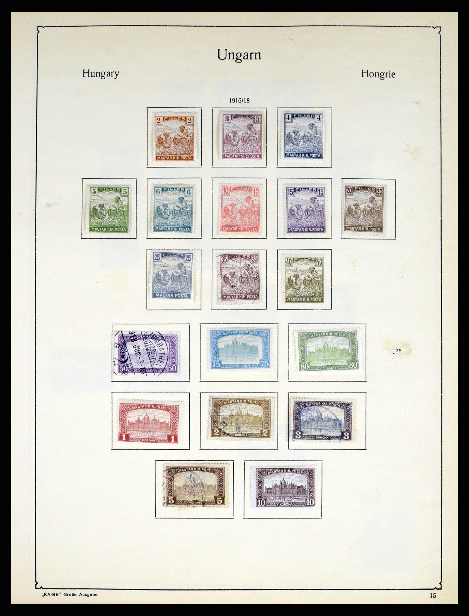 37398 022 - Stamp collection 37398 Hungary 1871-1960.