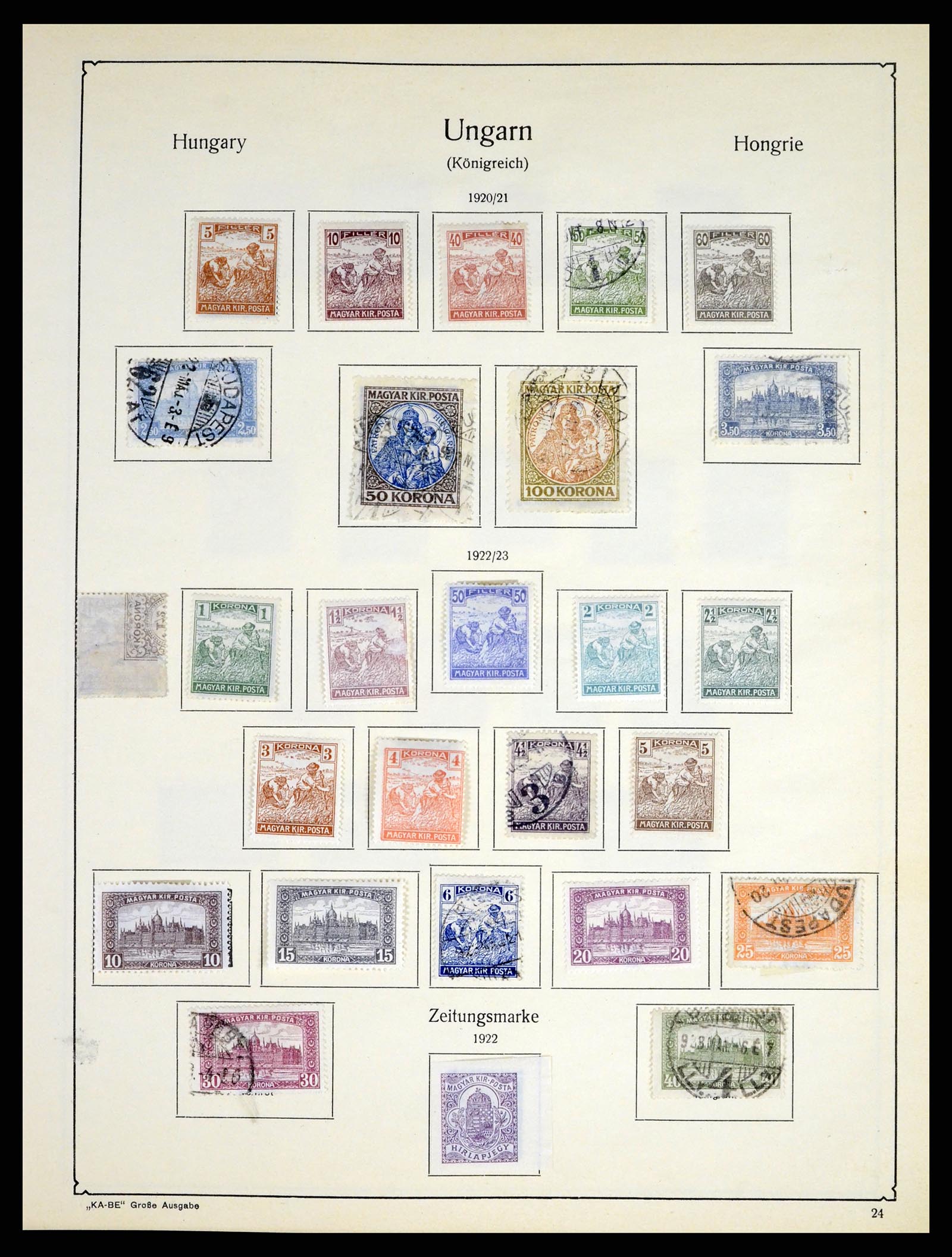 37398 038 - Stamp collection 37398 Hungary 1871-1960.