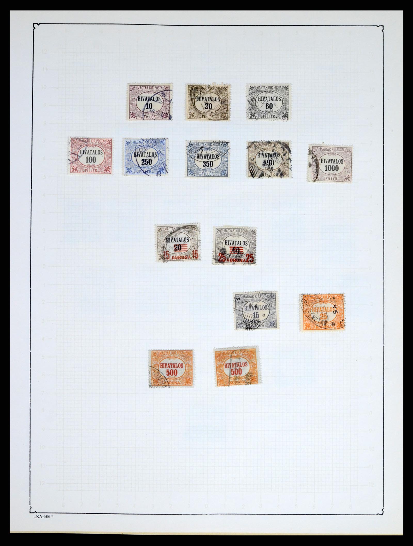 37398 041 - Postzegelverzameling 37398 Hongarije 1871-1960.