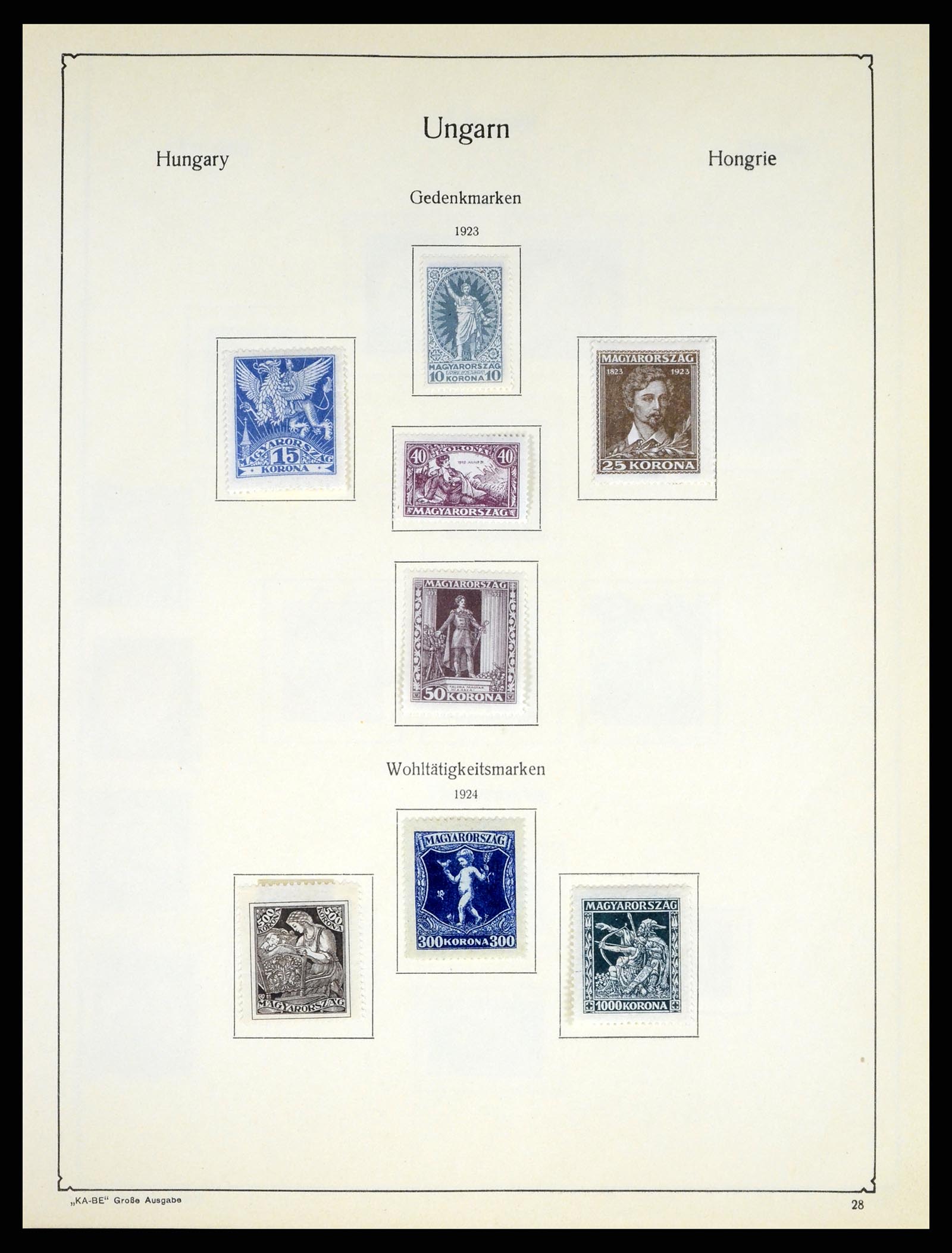 37398 044 - Postzegelverzameling 37398 Hongarije 1871-1960.