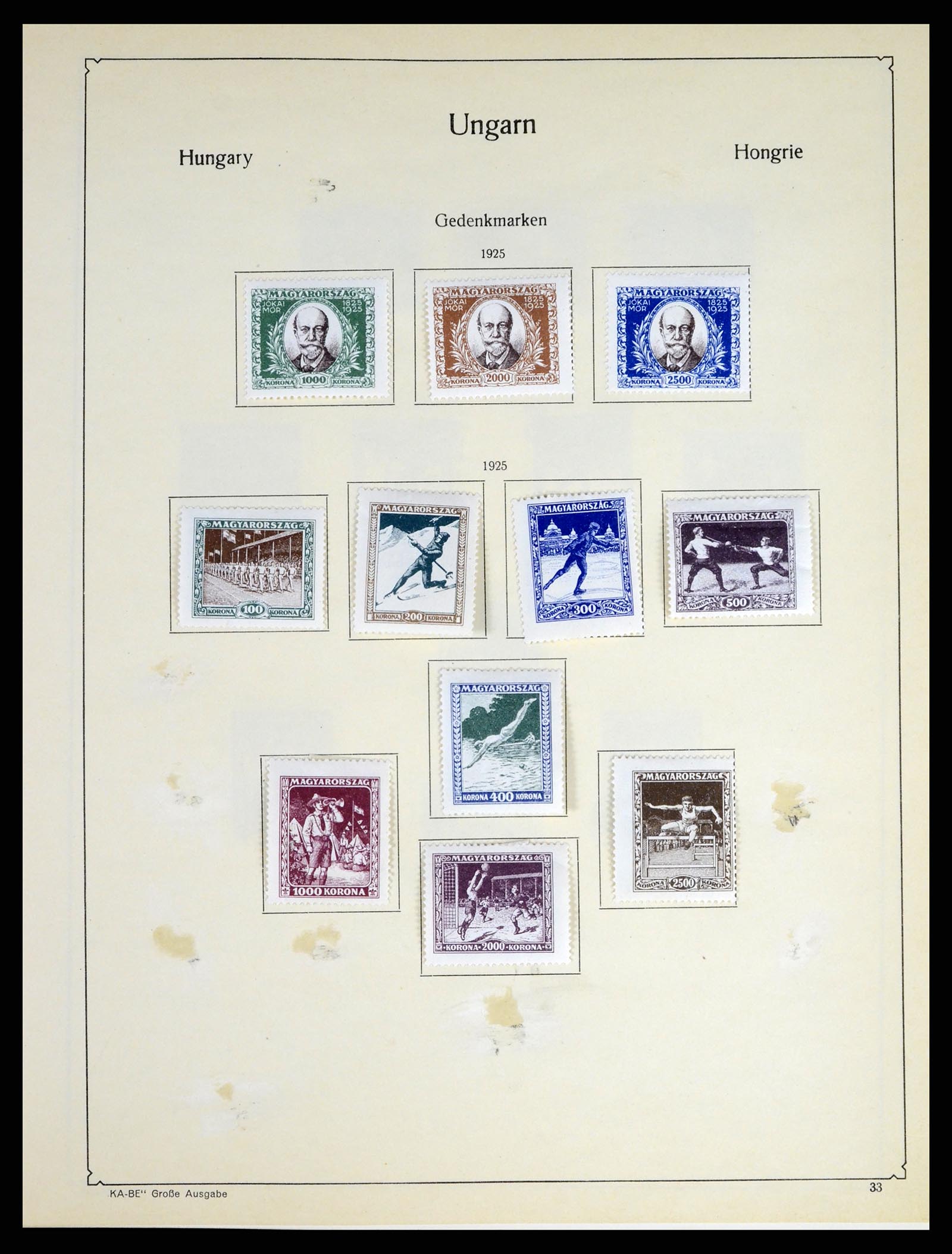37398 049 - Postzegelverzameling 37398 Hongarije 1871-1960.
