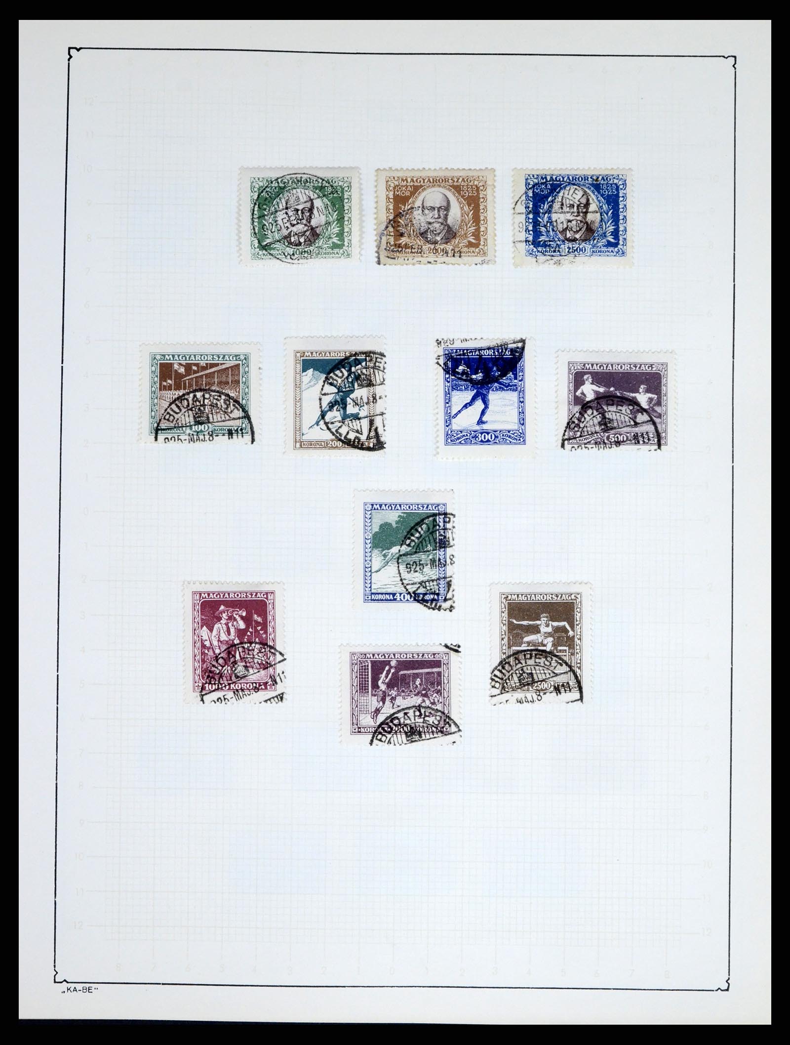 37398 050 - Postzegelverzameling 37398 Hongarije 1871-1960.