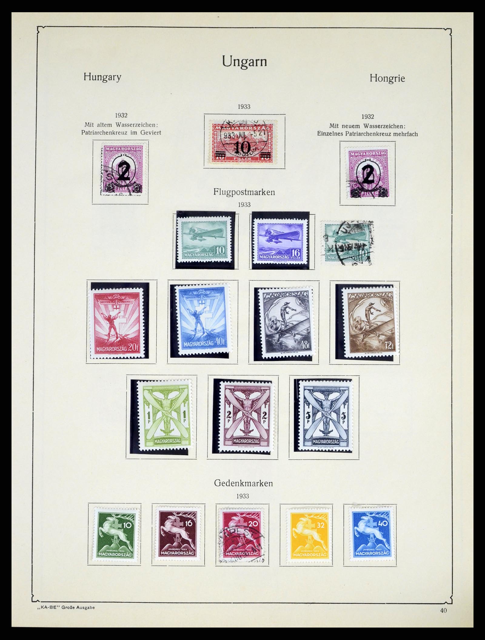 37398 059 - Postzegelverzameling 37398 Hongarije 1871-1960.