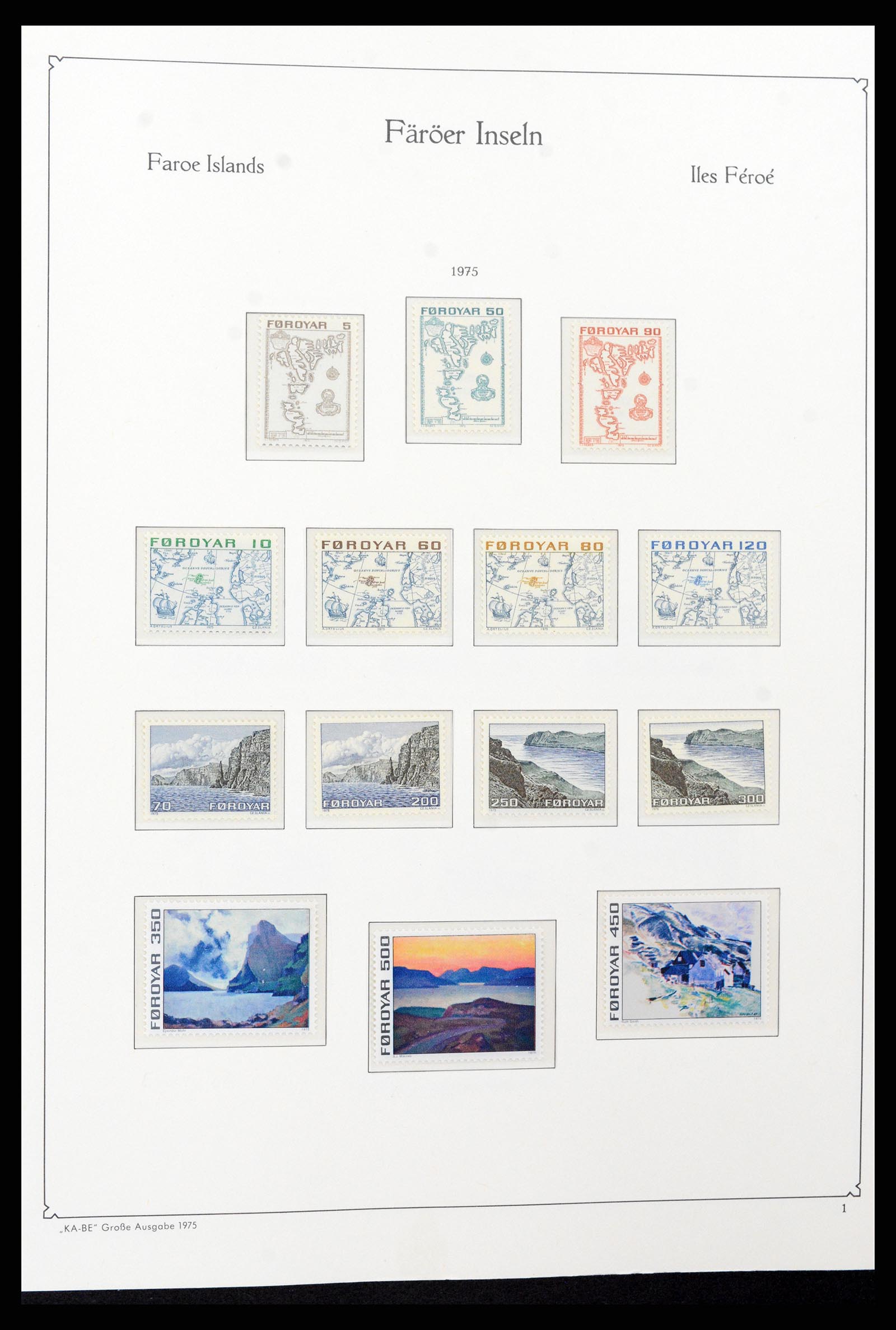 37399 004 - Postzegelverzameling 37399 Faeroer 1940-2017.