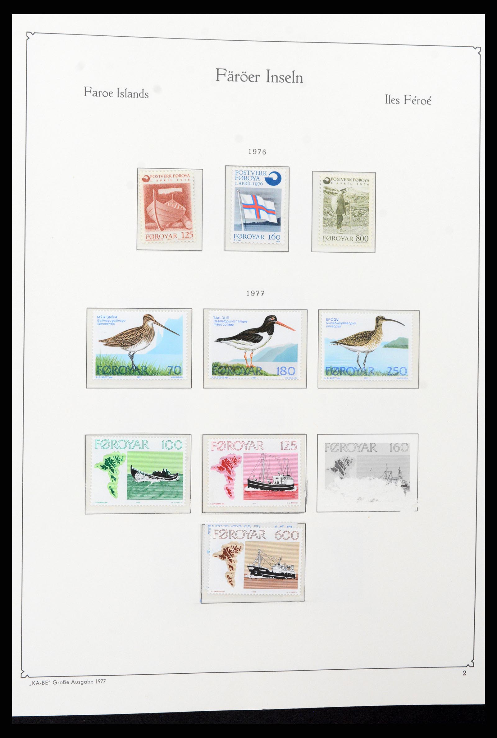37399 005 - Postzegelverzameling 37399 Faeroer 1940-2017.