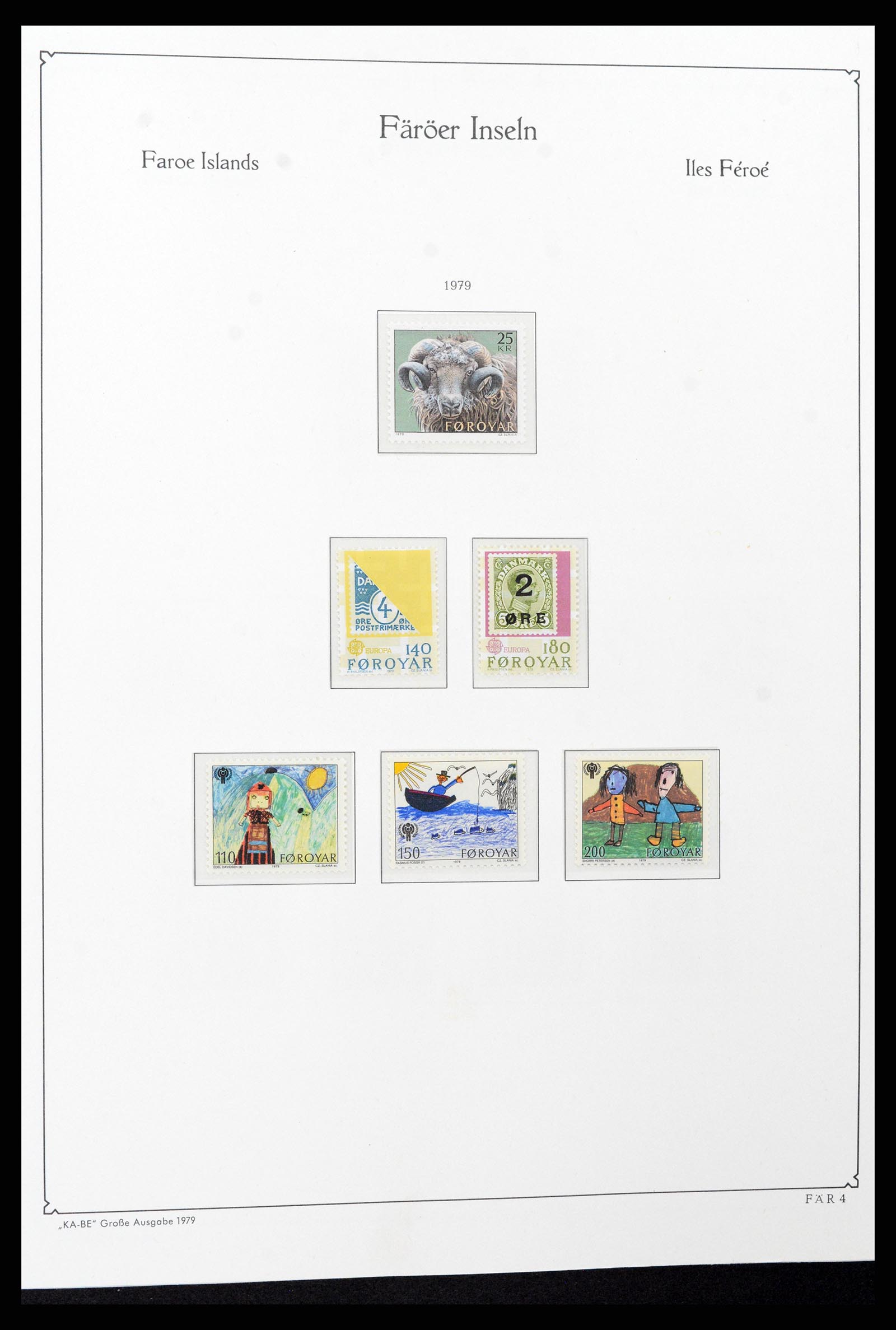 37399 007 - Postzegelverzameling 37399 Faeroer 1940-2017.