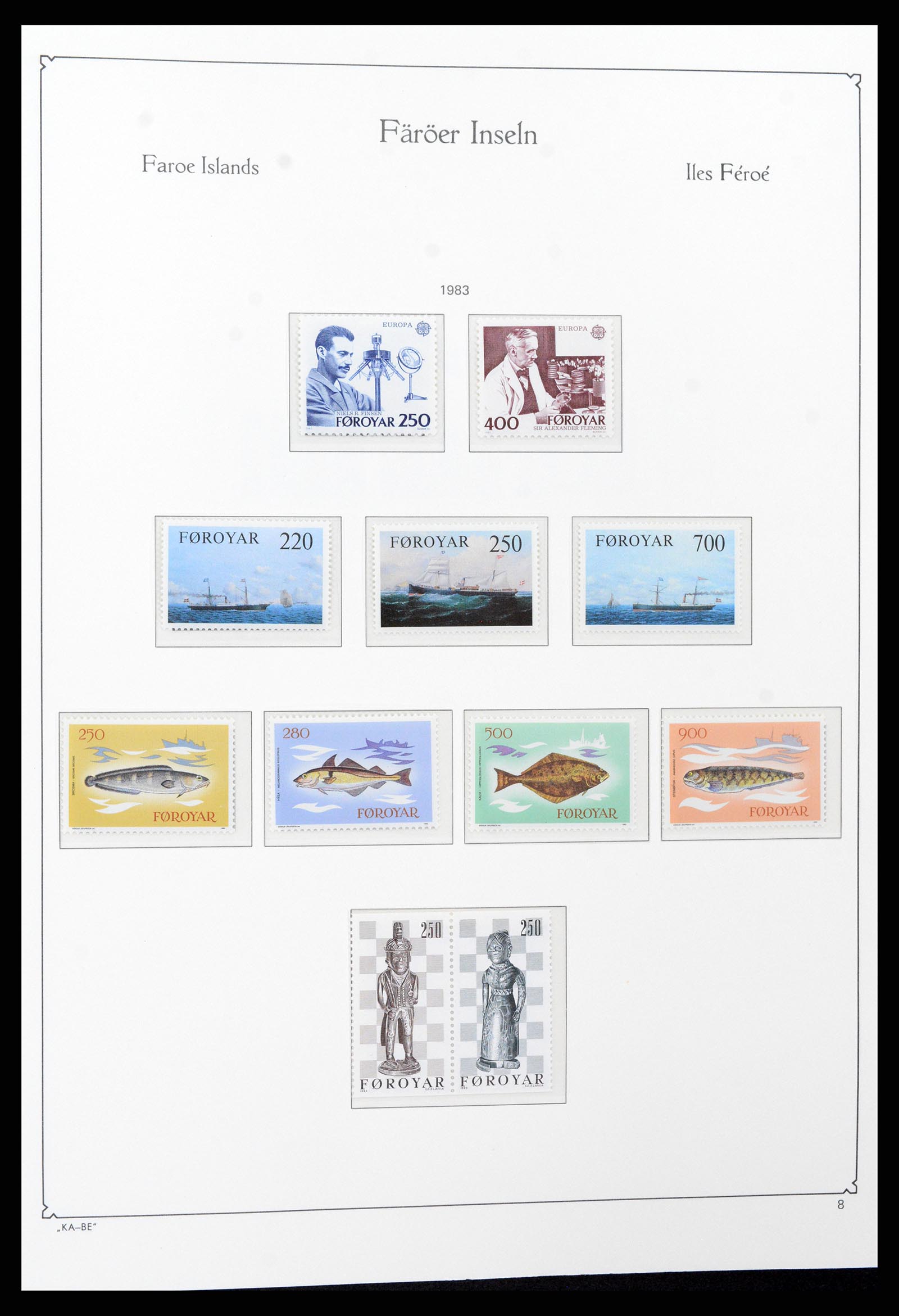 37399 011 - Postzegelverzameling 37399 Faeroer 1940-2017.