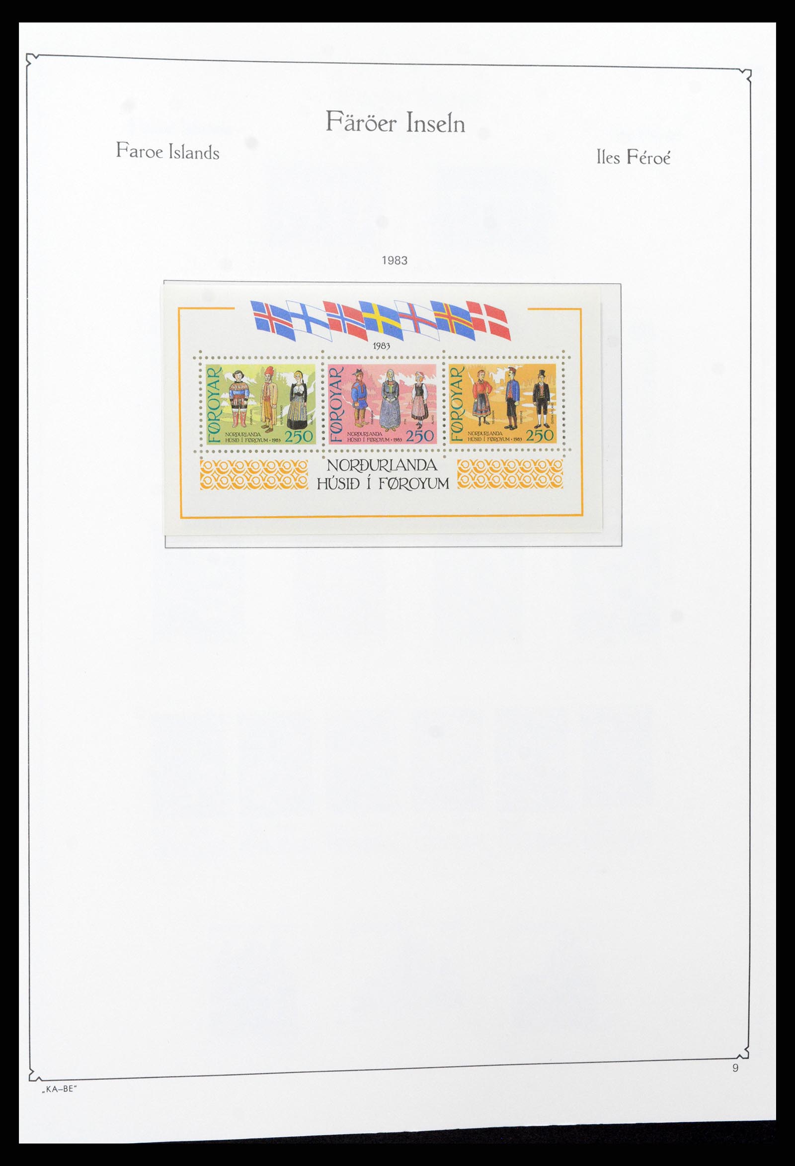 37399 012 - Postzegelverzameling 37399 Faeroer 1940-2017.