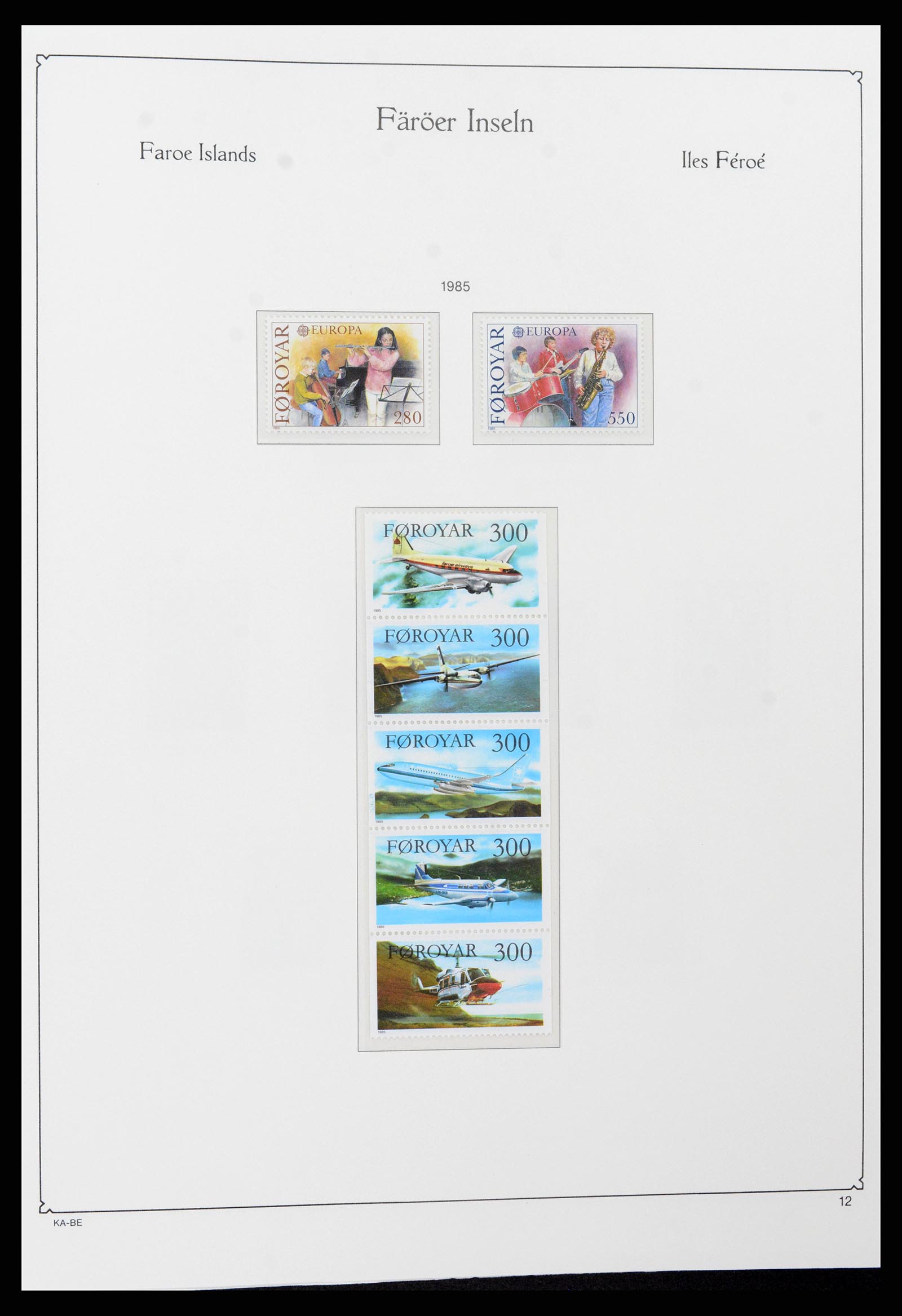 37399 015 - Postzegelverzameling 37399 Faeroer 1940-2017.