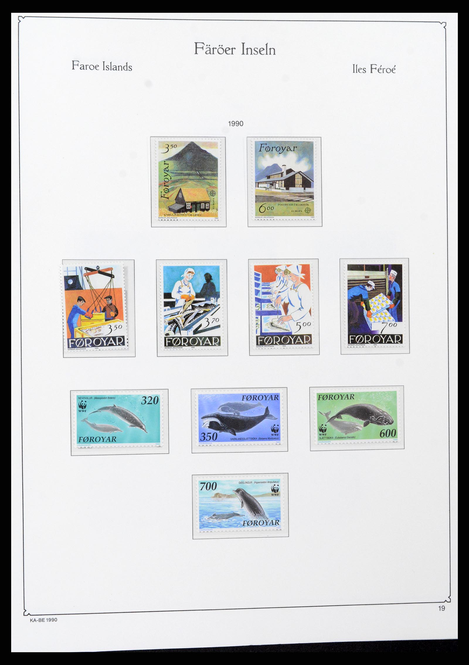 37399 024 - Postzegelverzameling 37399 Faeroer 1940-2017.