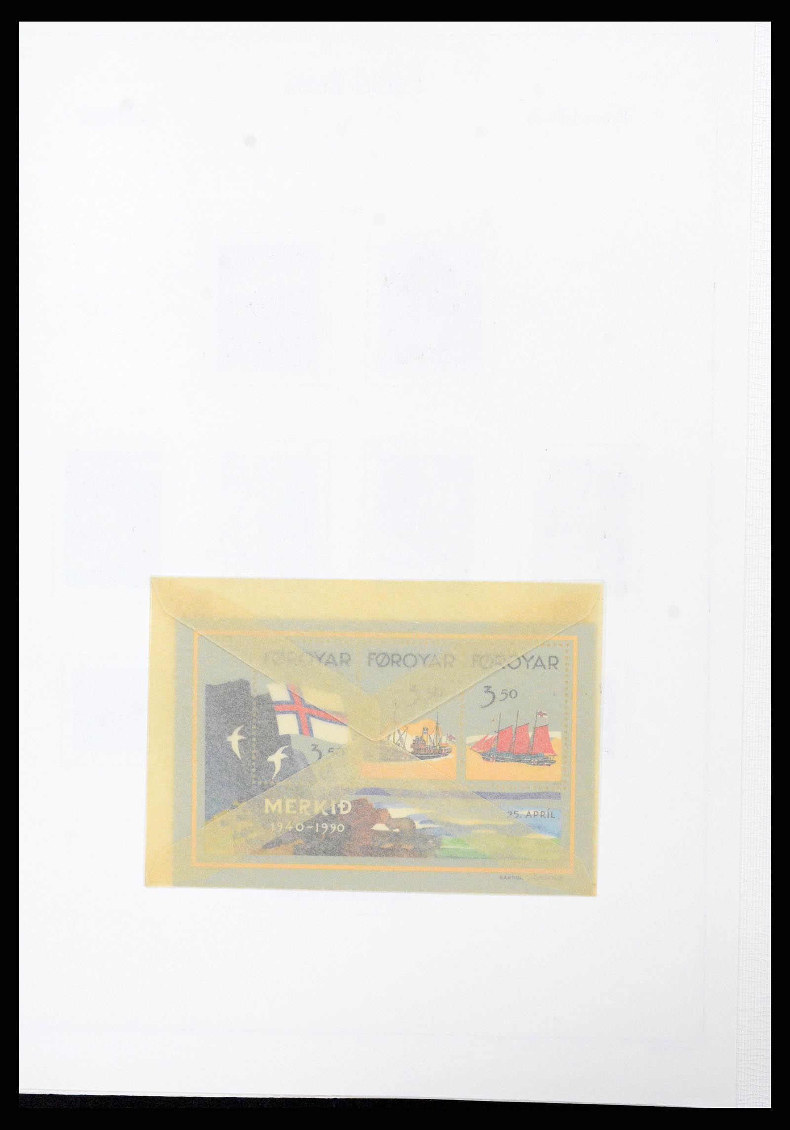 37399 026 - Postzegelverzameling 37399 Faeroer 1940-2017.