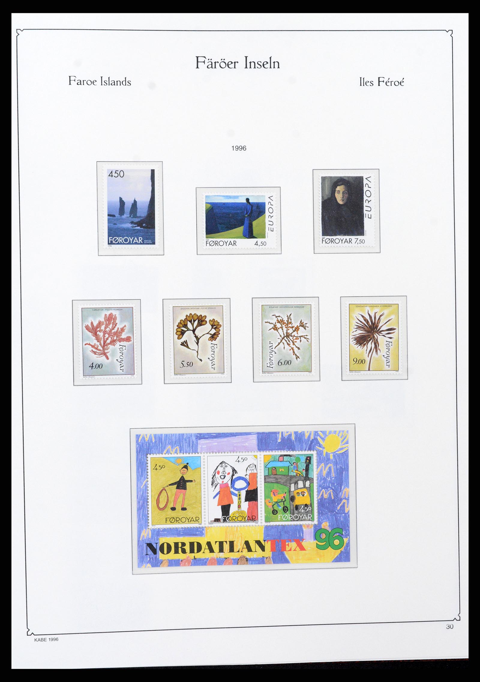 37399 036 - Postzegelverzameling 37399 Faeroer 1940-2017.